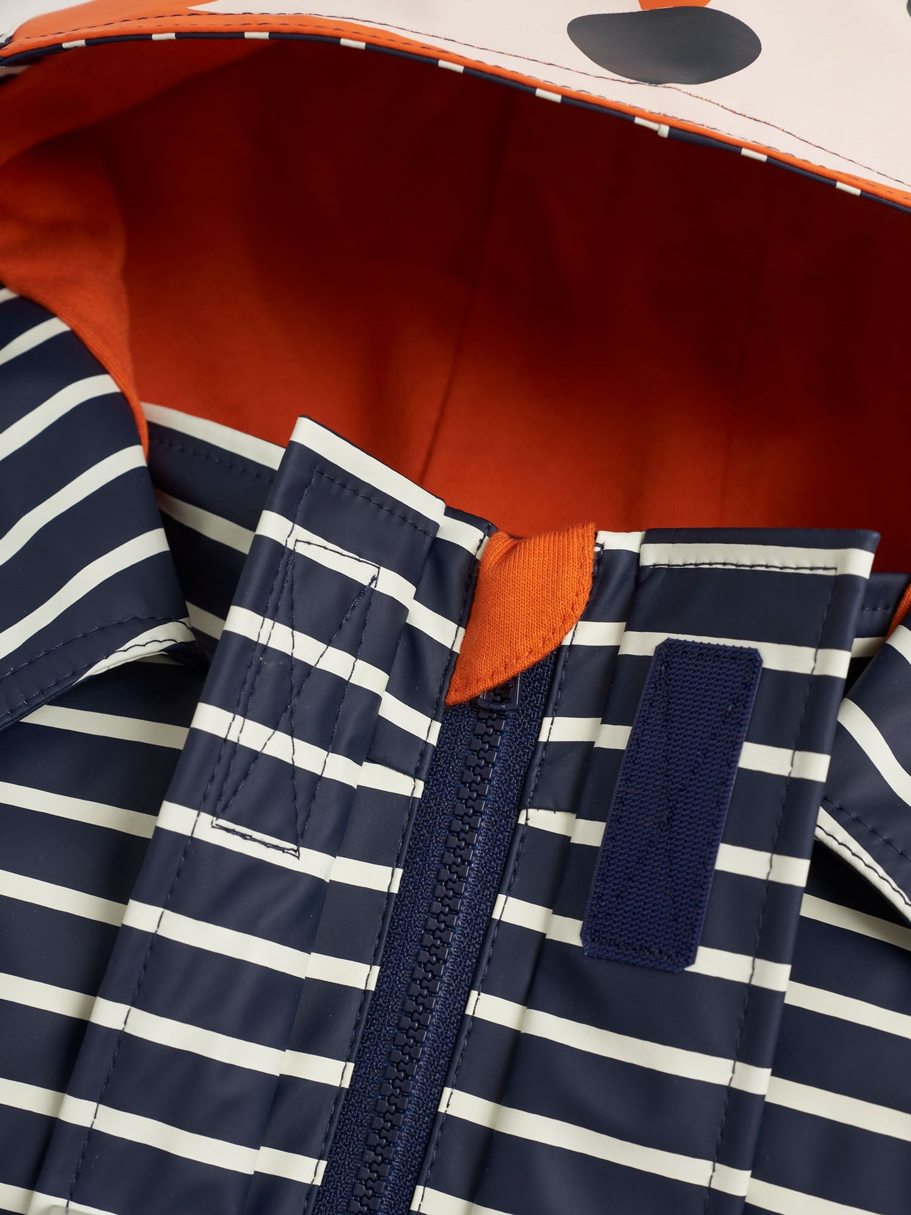Navy Stripe Fox Waterproof Jacket - Image 6 of 7