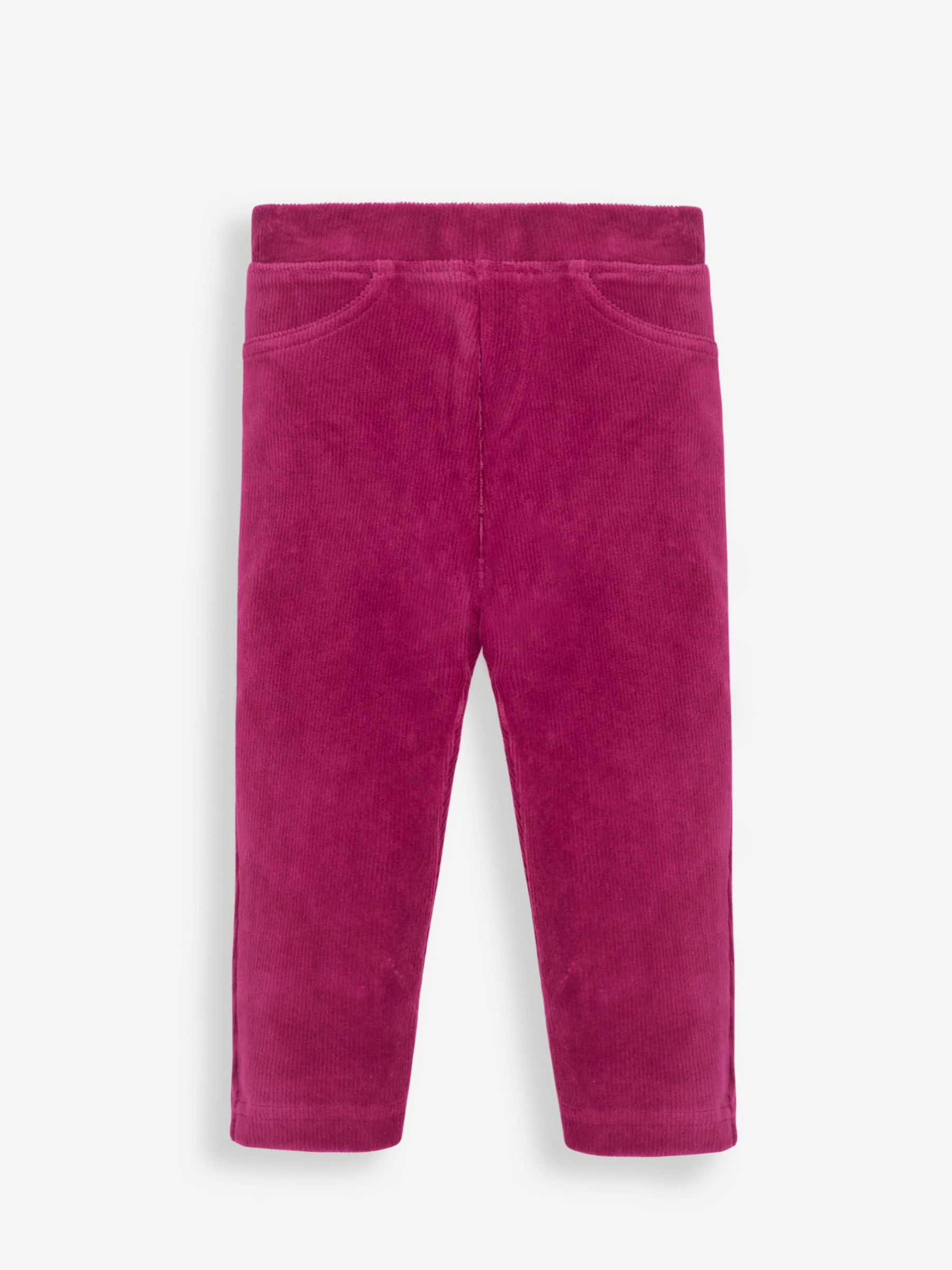 Berry Pink & Indigo Blue 2-Pack Jersey Cord Jeggings - Image 6 of 7