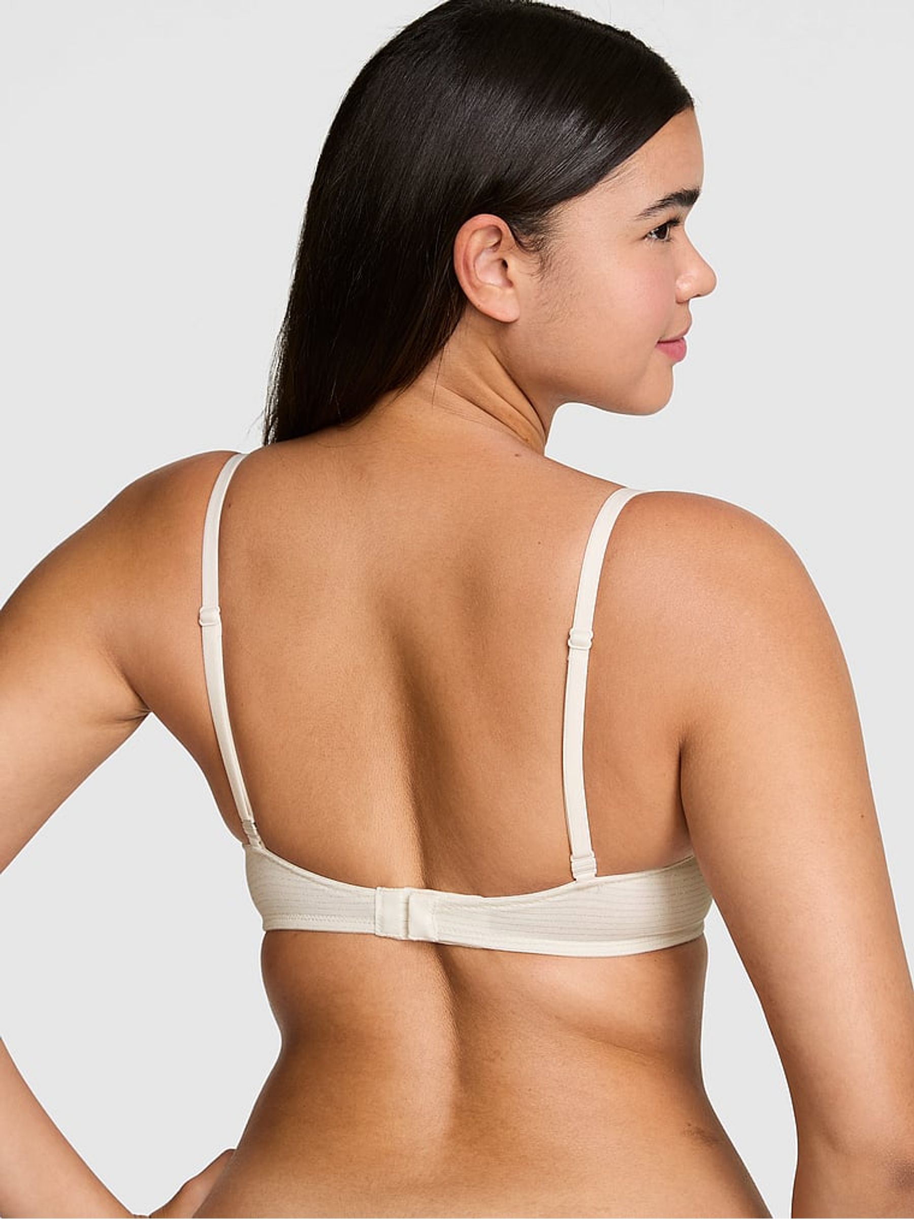 Cosy White Shine Super Push Up Lace Trim Bra - Image 2 of 2