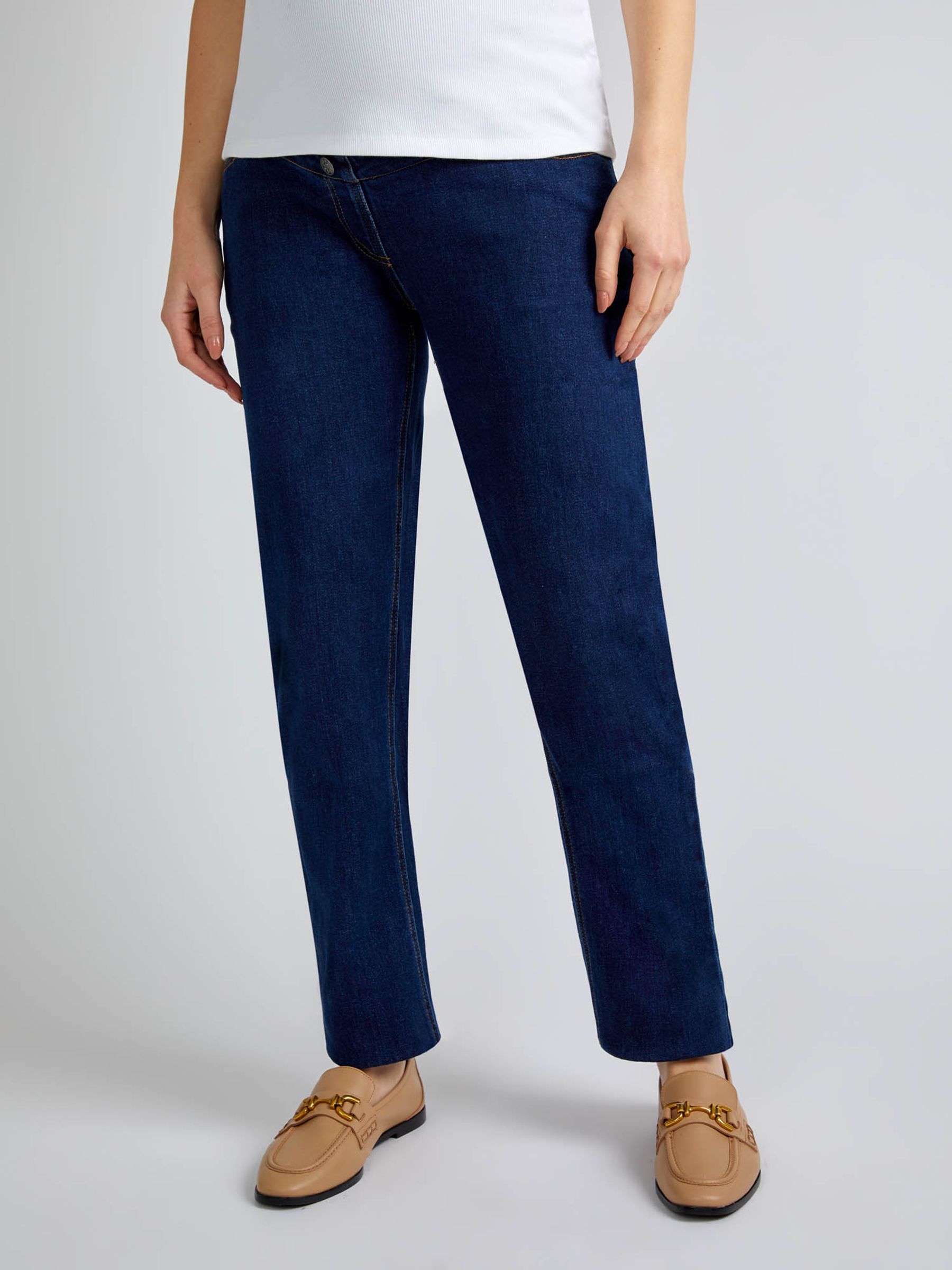 Mid Wash Straight Leg Maternity Jeans - Image 1 of 3