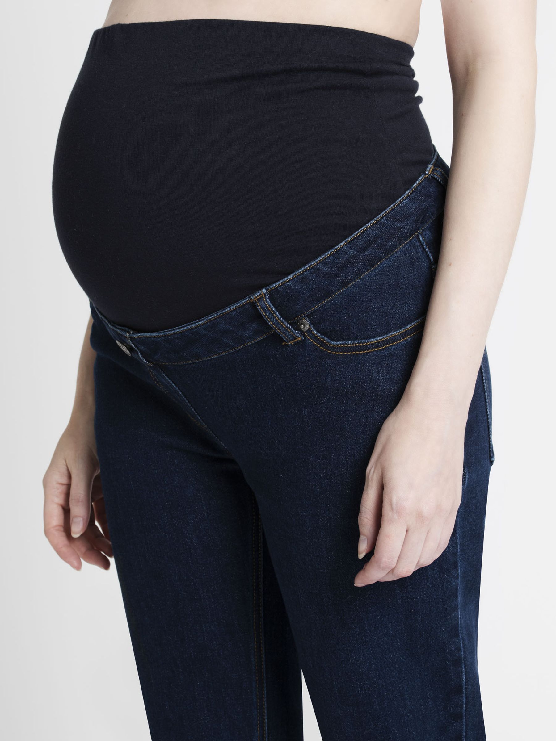 Mid Wash Straight Leg Maternity Jeans - Image 3 of 3