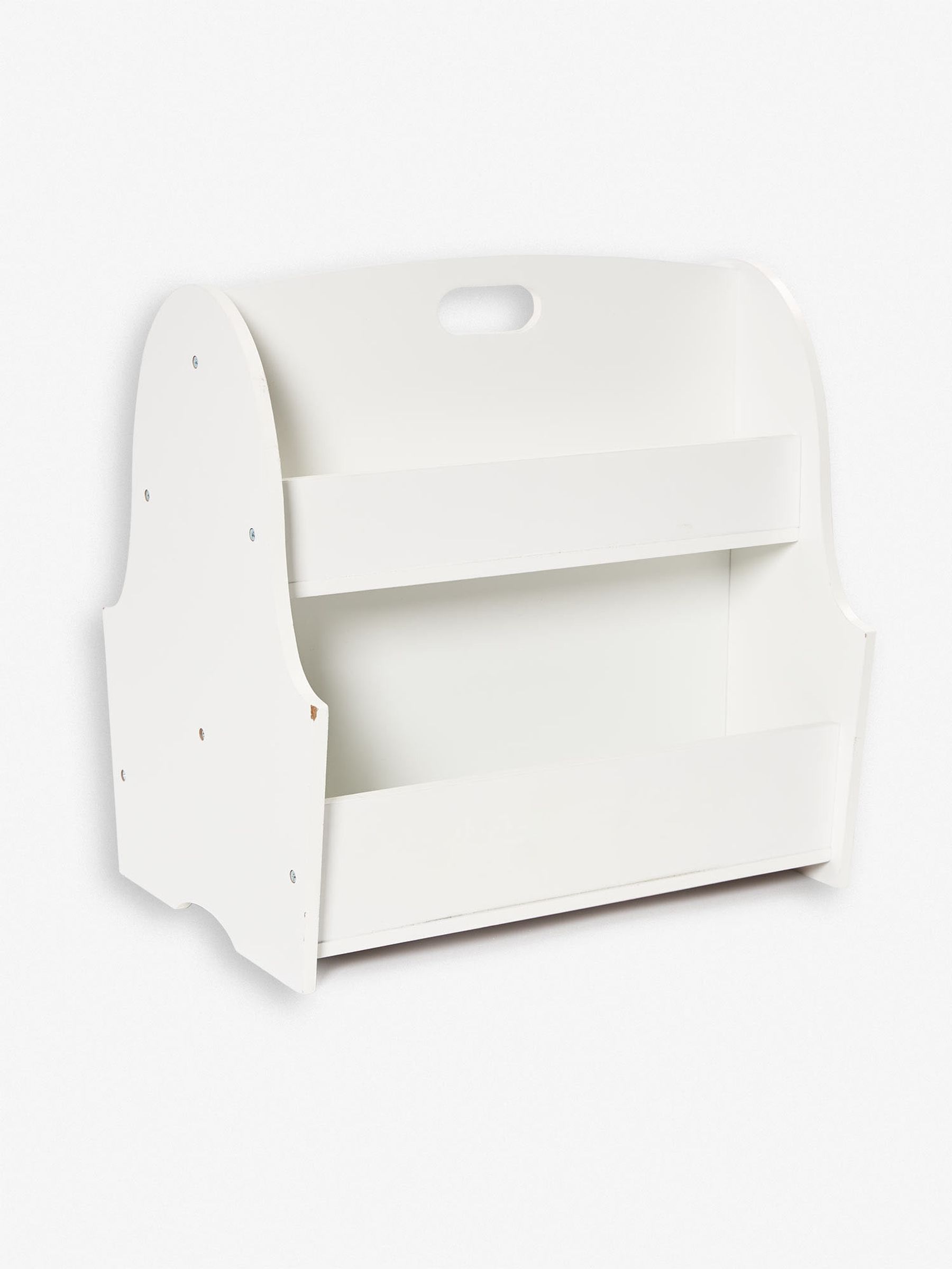 Table Book Caddy in White - Image 1 of 5
