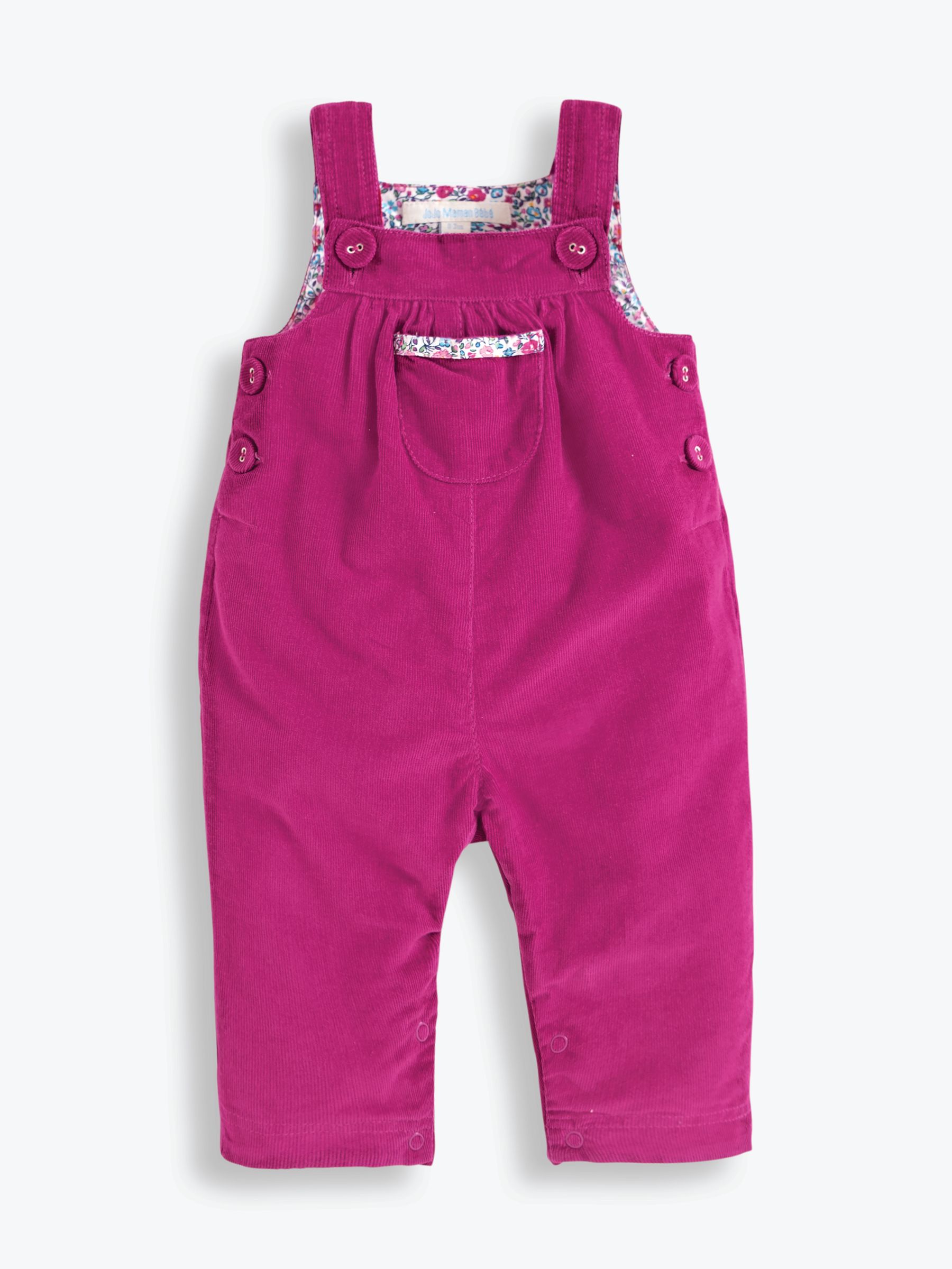 Raspberry Pretty Cord Dungarees - Image 2 of 3