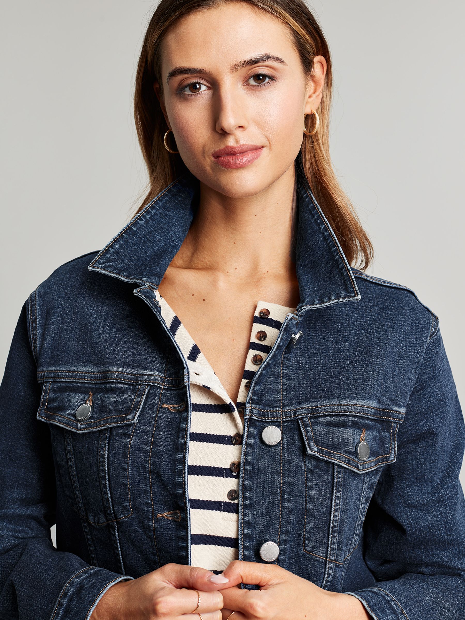 ジャケット・アウター TRADITIONAL WEATHER WEAR ARKLEY DENIM 34 Arkley Blue Jacket | Joules