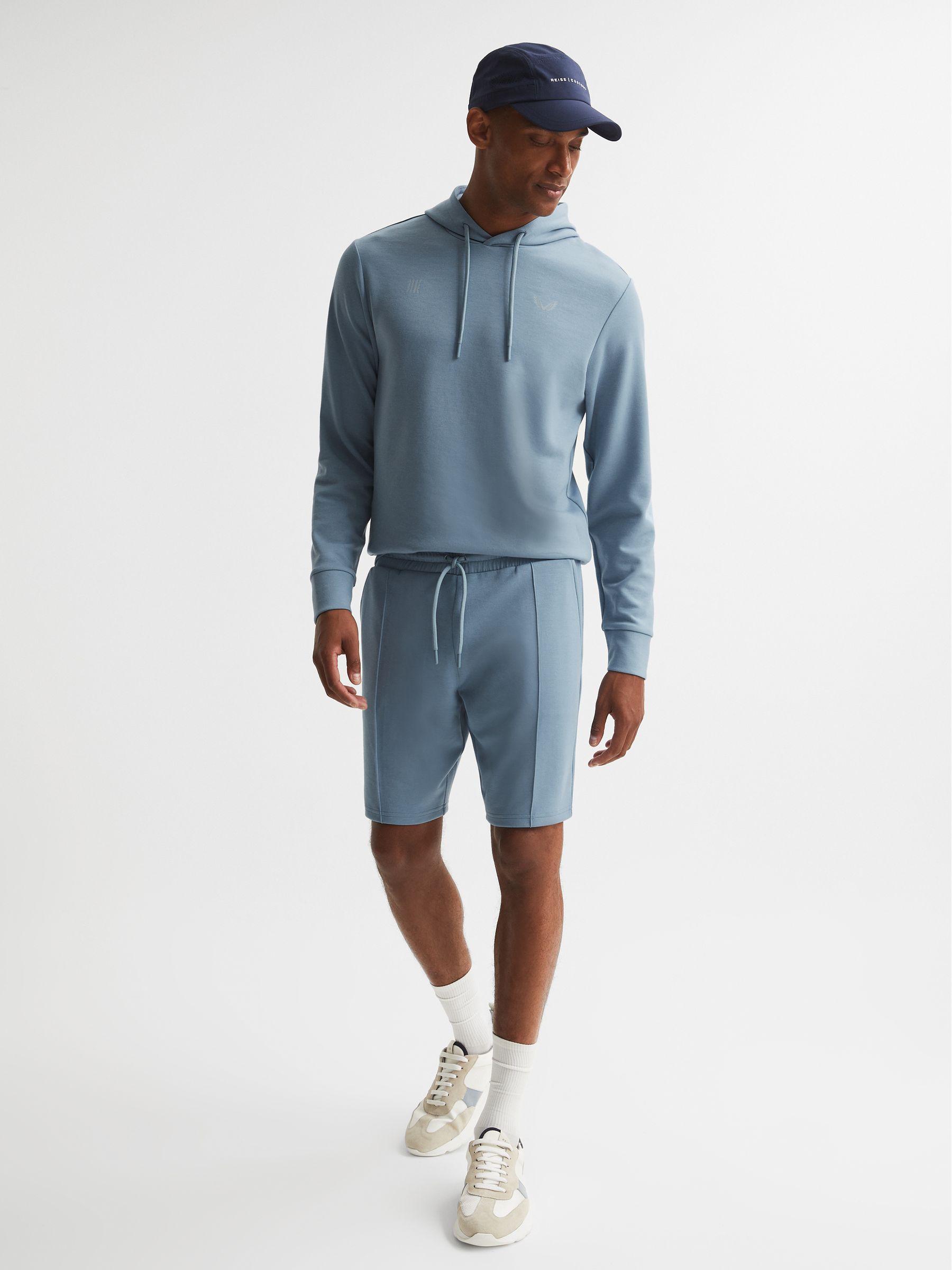 Castore Bonded Shorts in Blue - Image 3 of 6