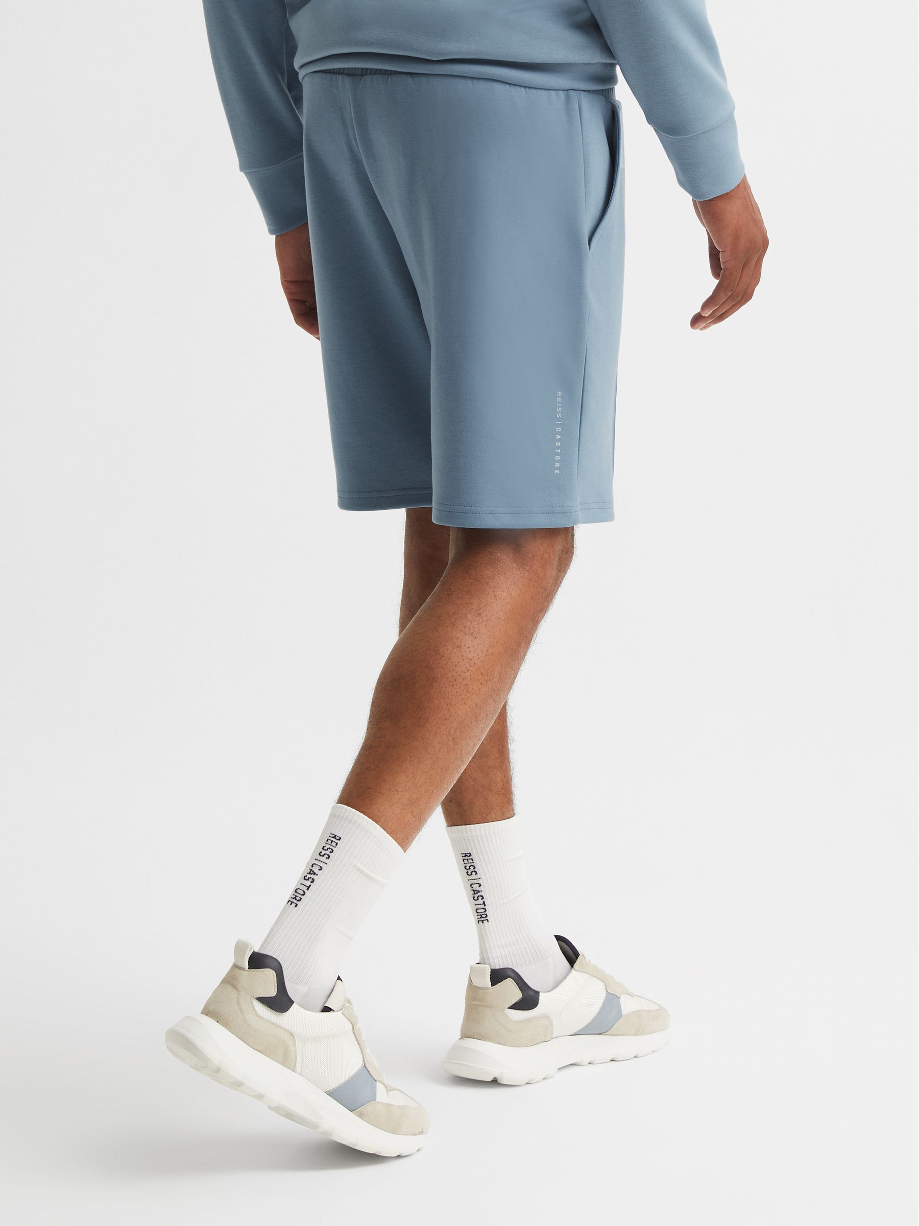 Castore Bonded Shorts in Blue - Image 5 of 6