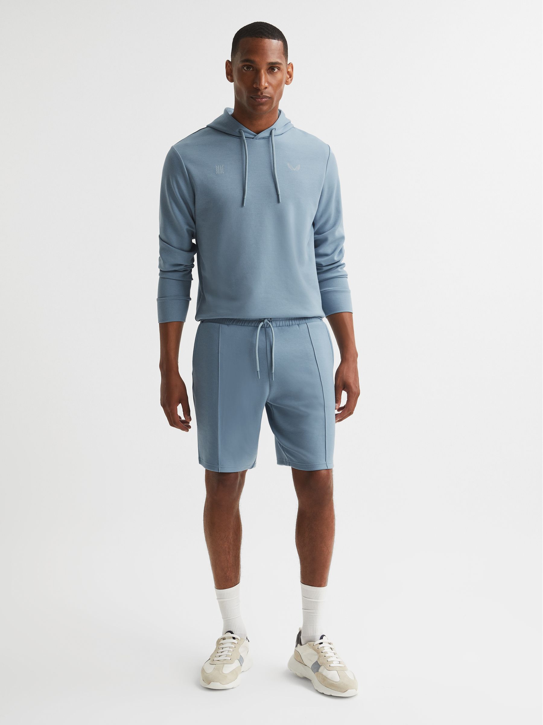 Castore Bonded Shorts in Blue - Image 6 of 6