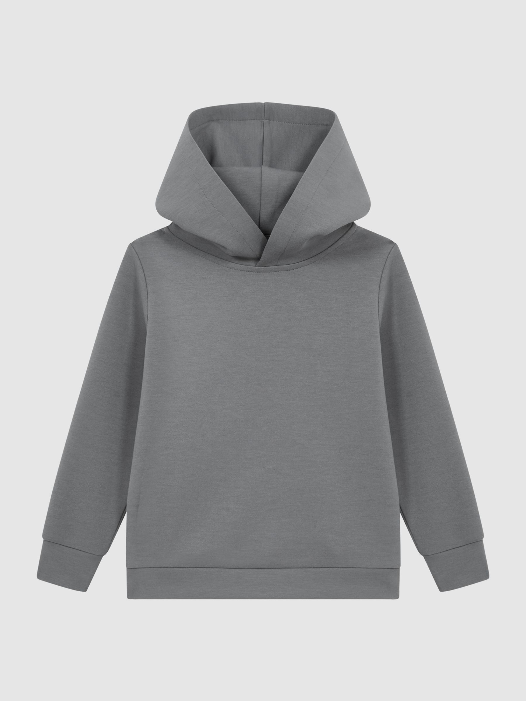 Senior Interlock Jersey Hoodie in Sage - Image 2 of 7