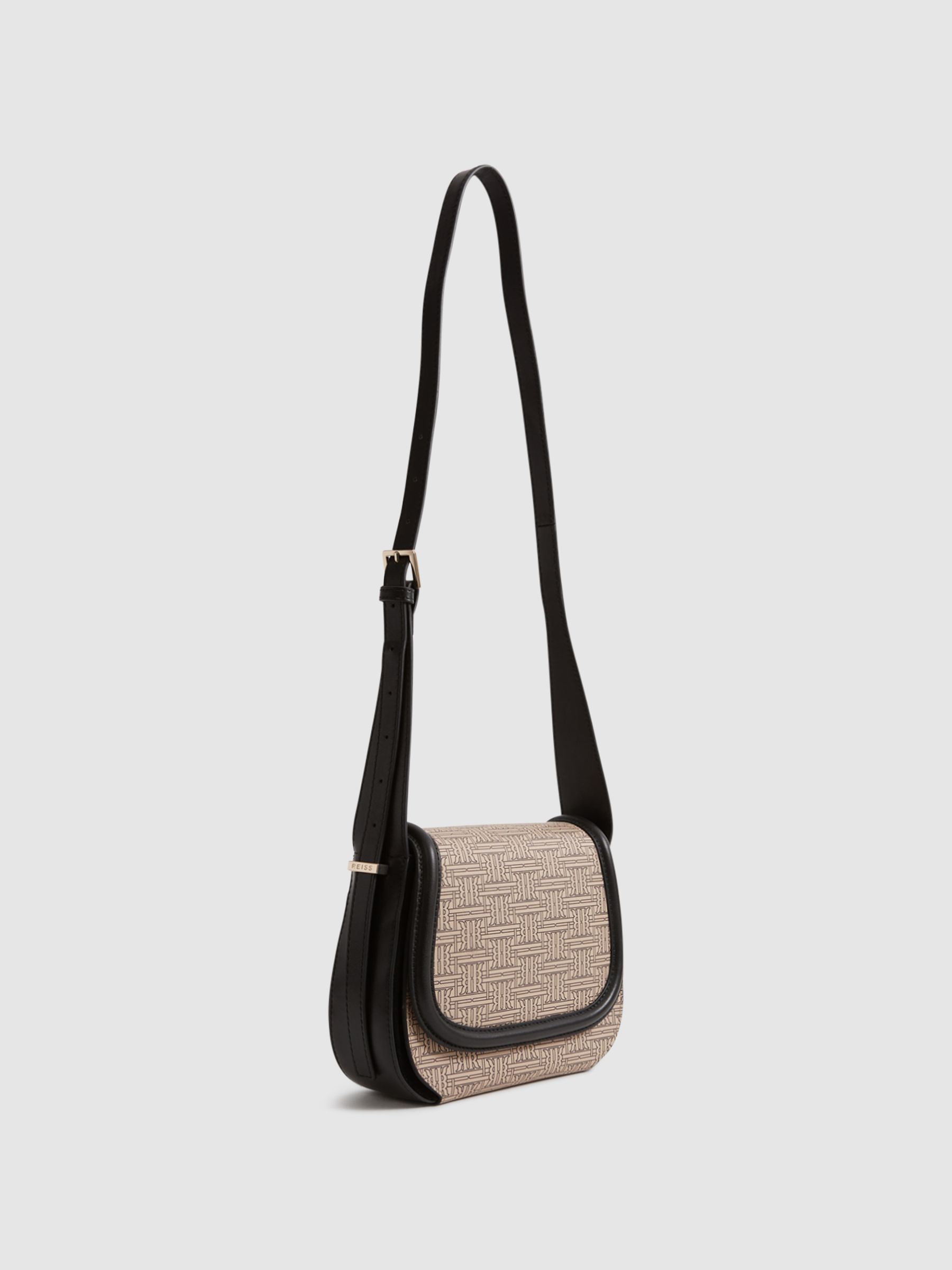 Cleo Saddle Bag in Ecru - Image 5 of 8