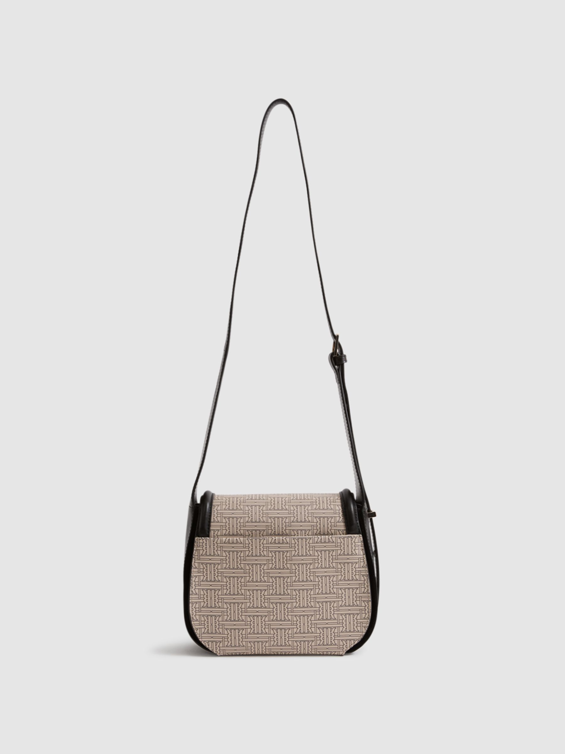 Cleo Saddle Bag in Ecru - Image 6 of 8
