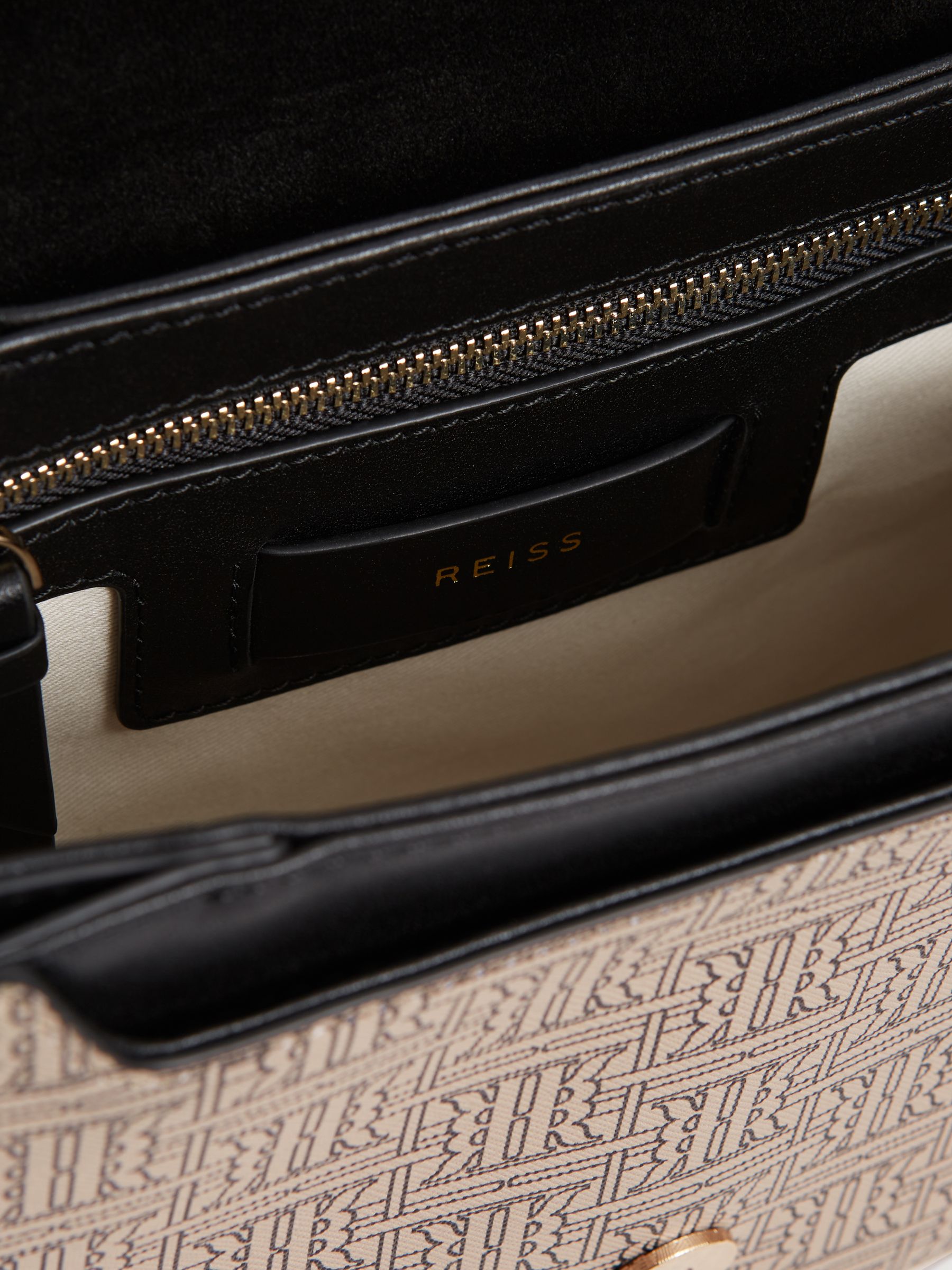 Cleo Saddle Bag in Ecru - Image 7 of 8