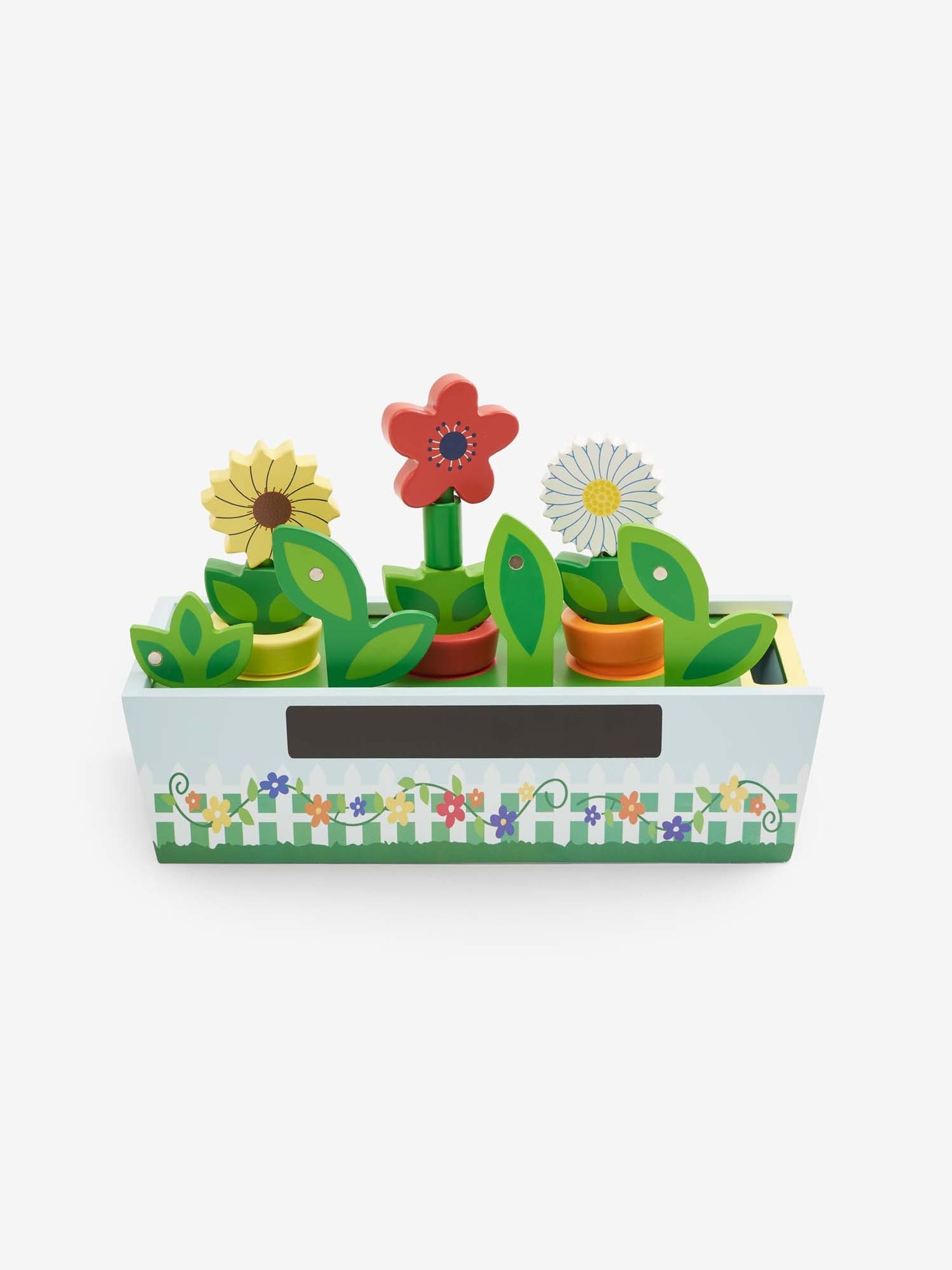 Wooden Stacking Flower Garden Set - Image 2 of 7