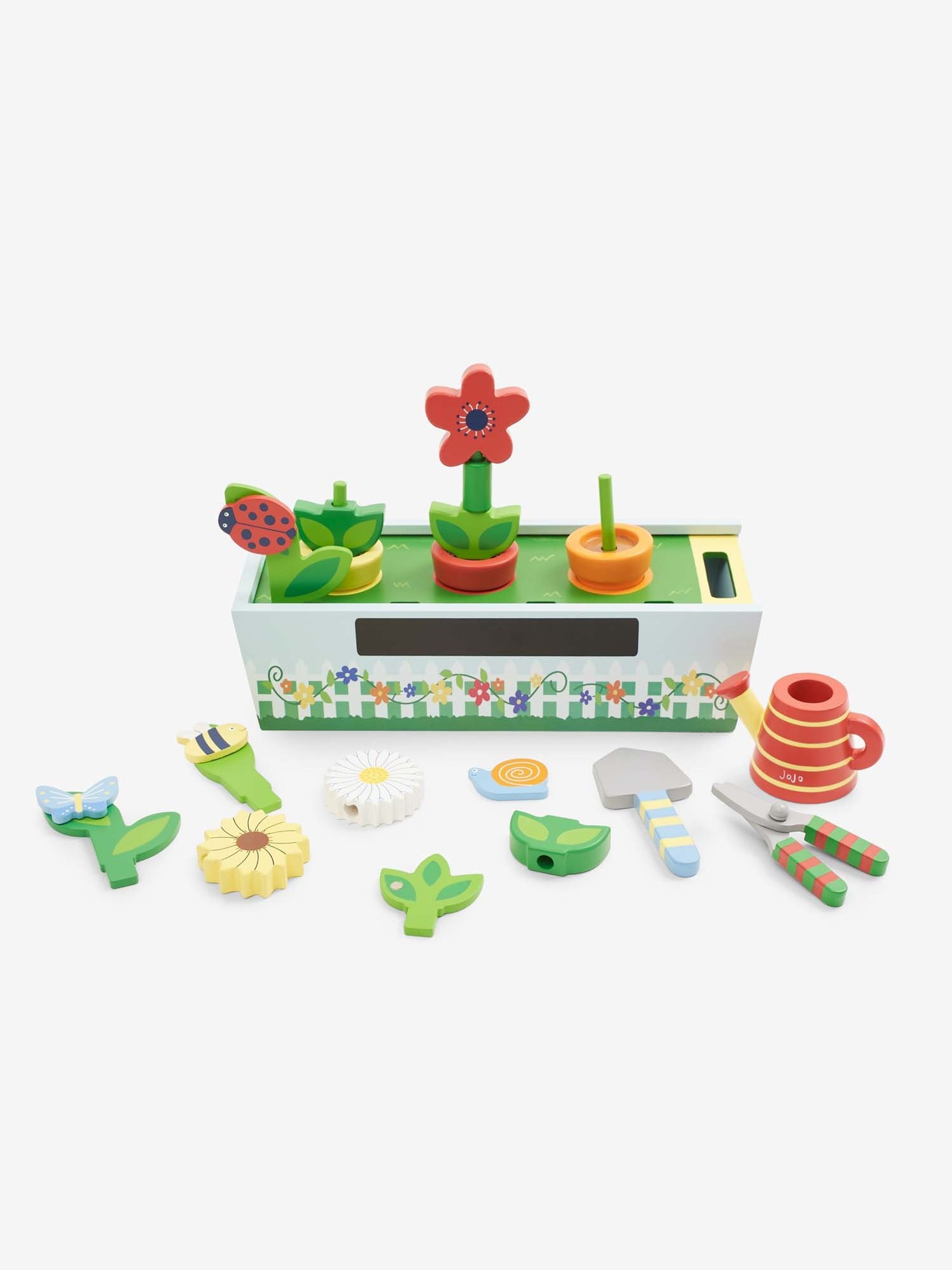 Wooden Stacking Flower Garden Set - Image 3 of 7