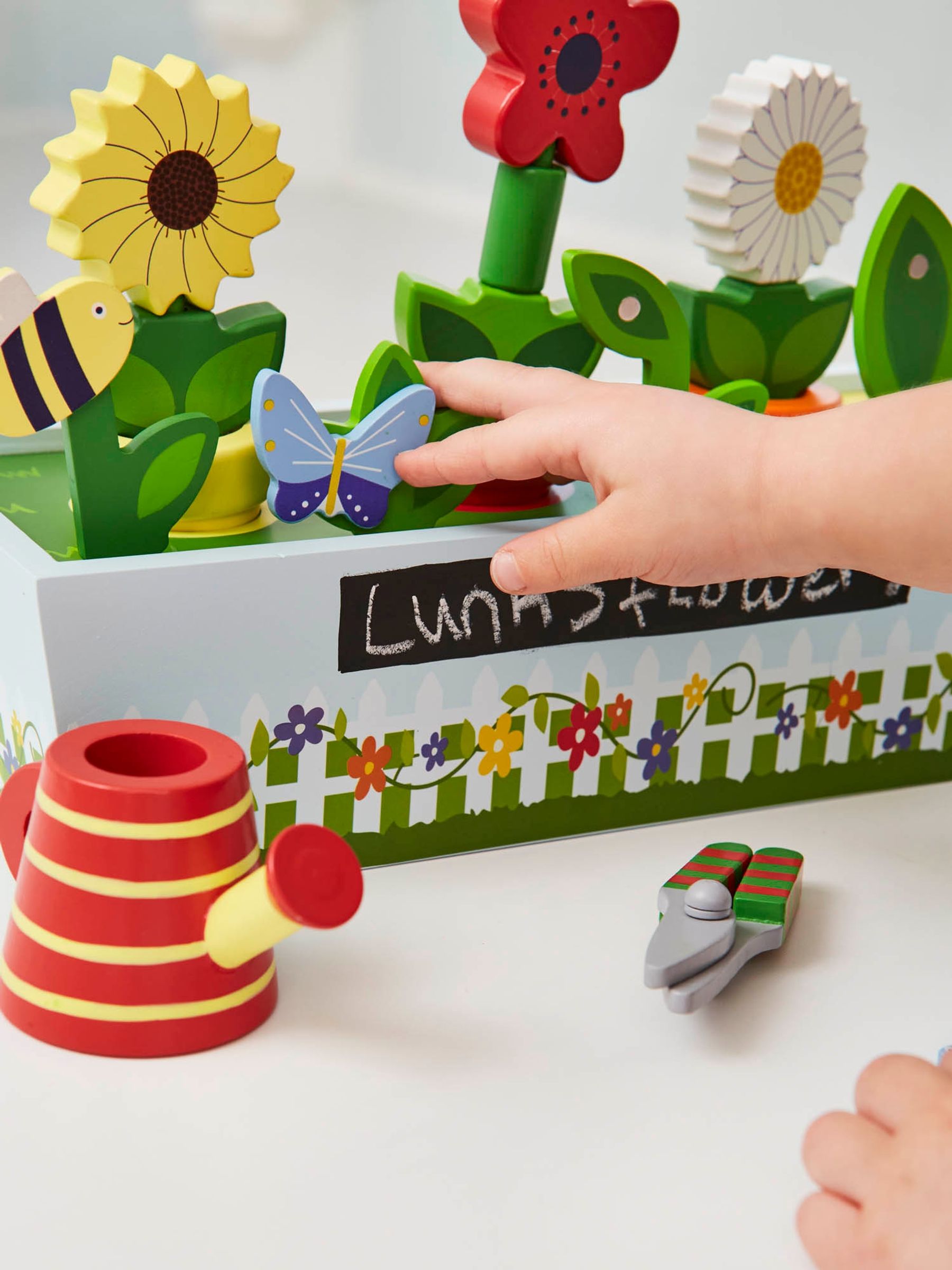Wooden Stacking Flower Garden Set - Image 7 of 7