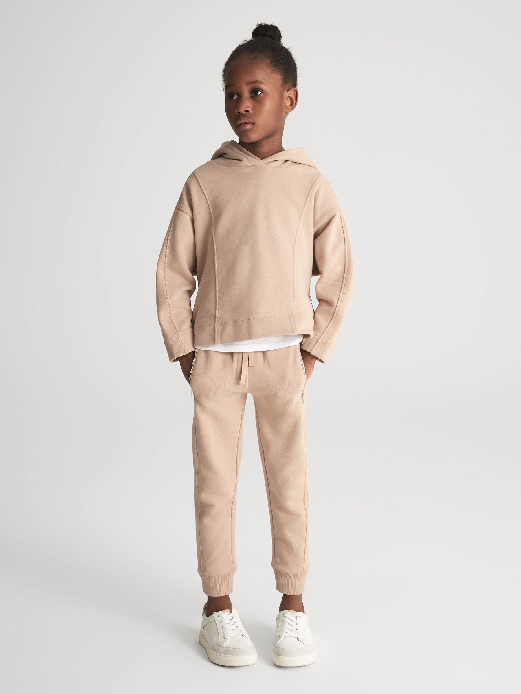 Junior Jersey Hoodie in Pink - Image 3 of 6