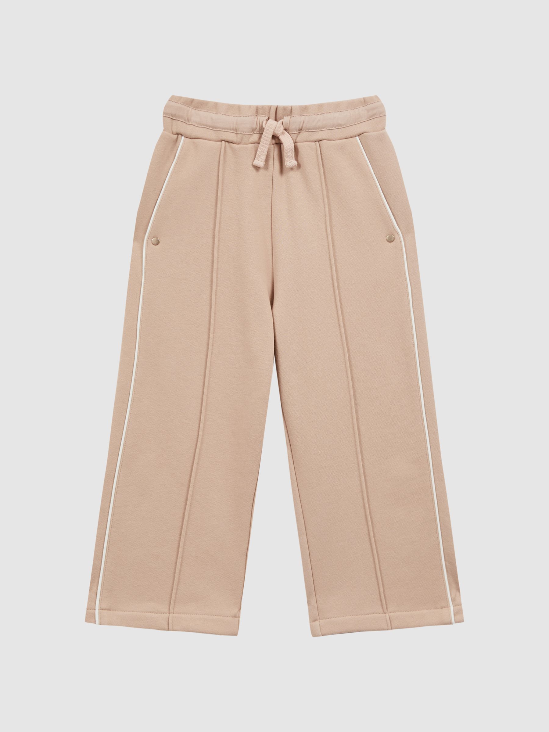 Junior Drawstring Stripe Joggers in Camel - Image 2 of 6