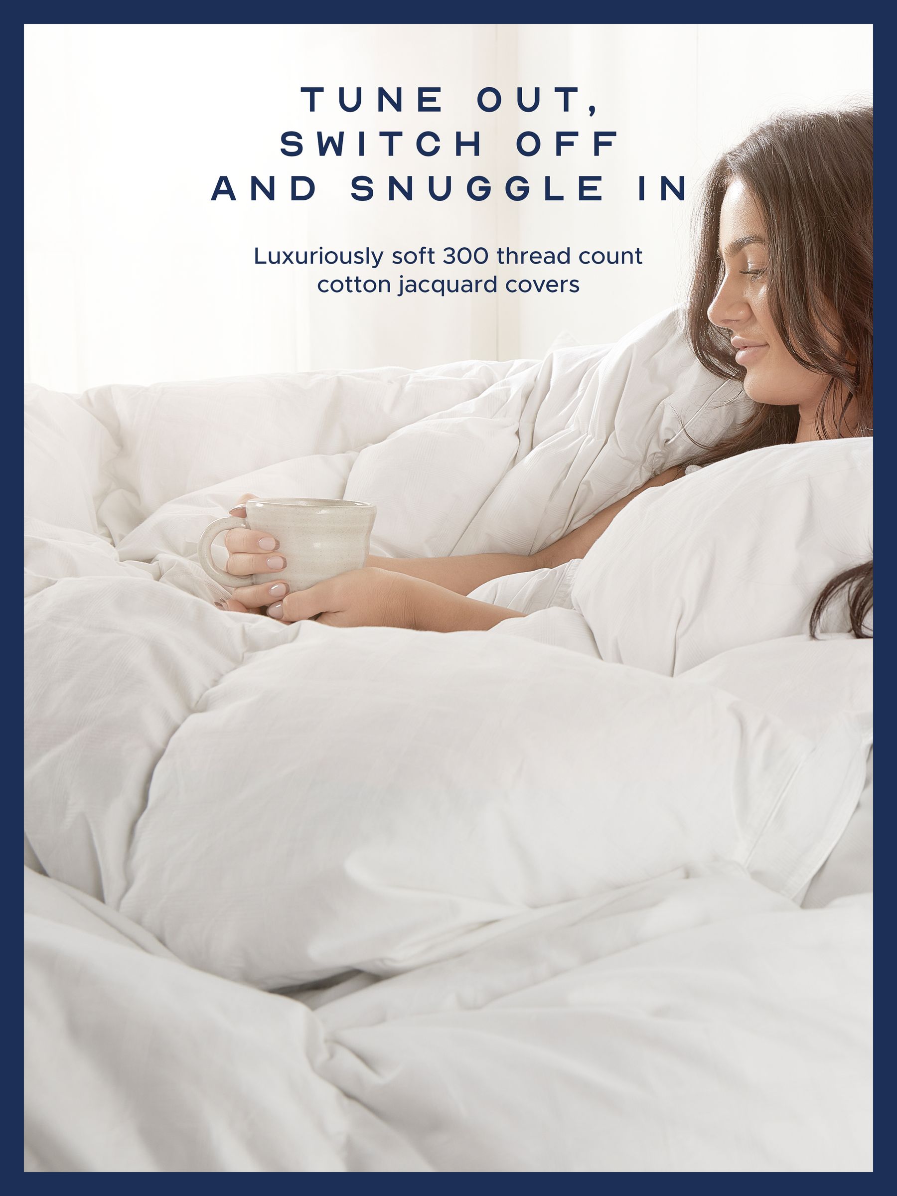 Snuggledown White Hungarian Goose Down 4.5 Tog Duvet - Image 2 of 8