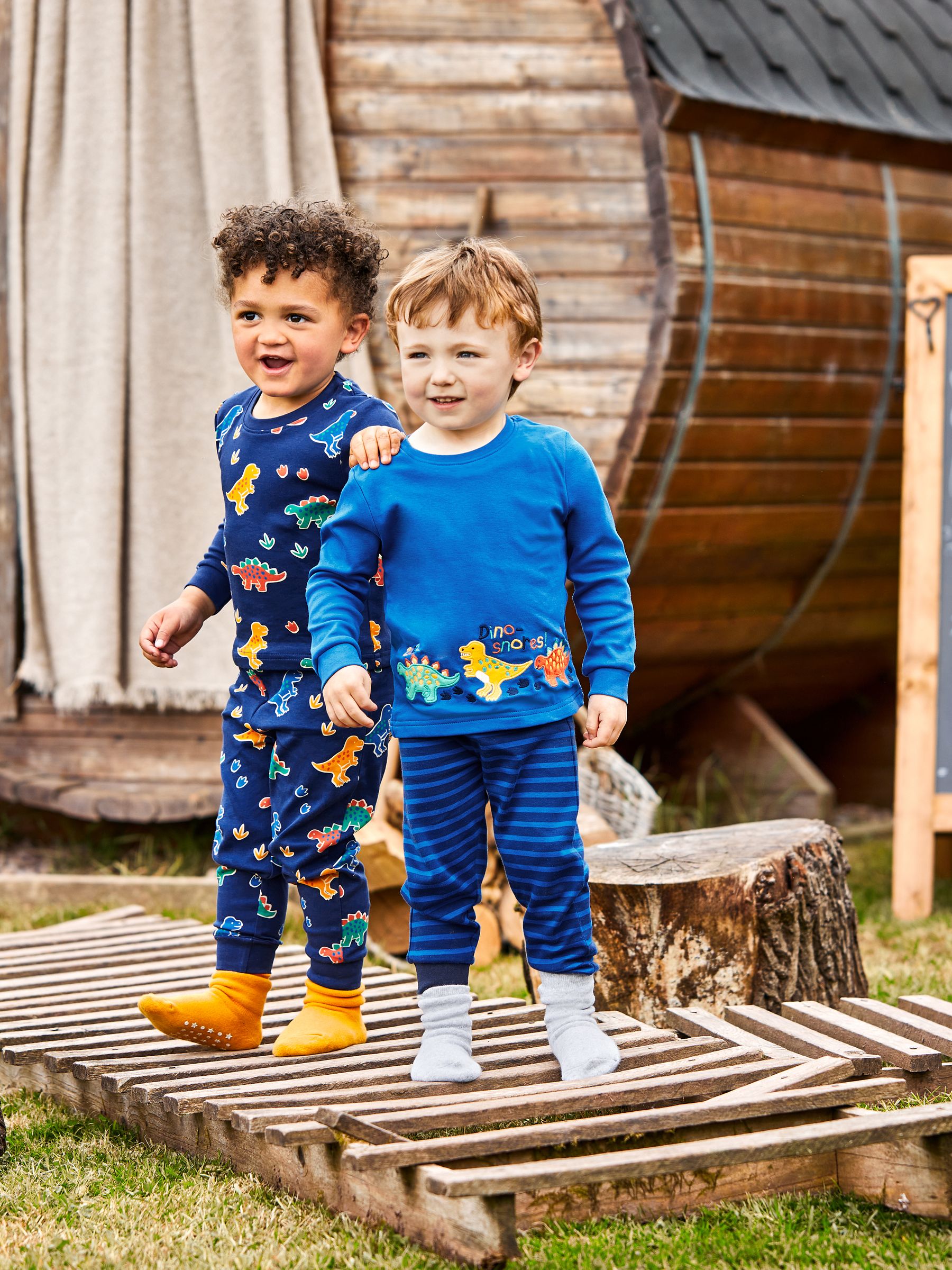 Navy Blue 2-Pack Cotton Pyjamas - Image 6 of 6