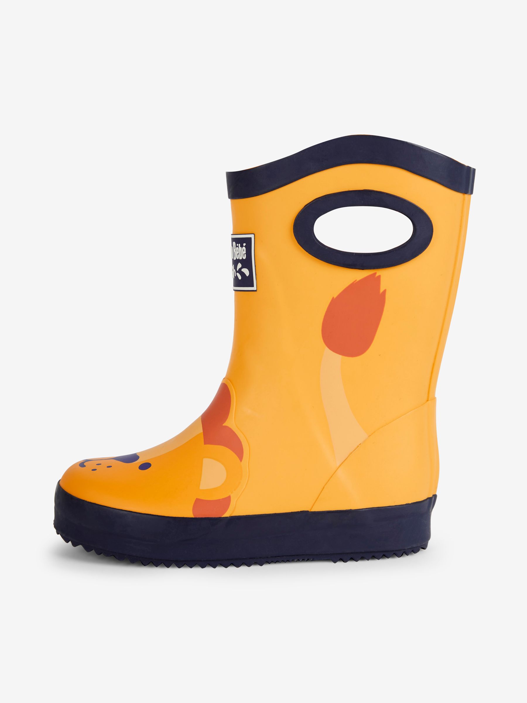 Lion Wellies with Handle in Ochre - Image 2 of 5