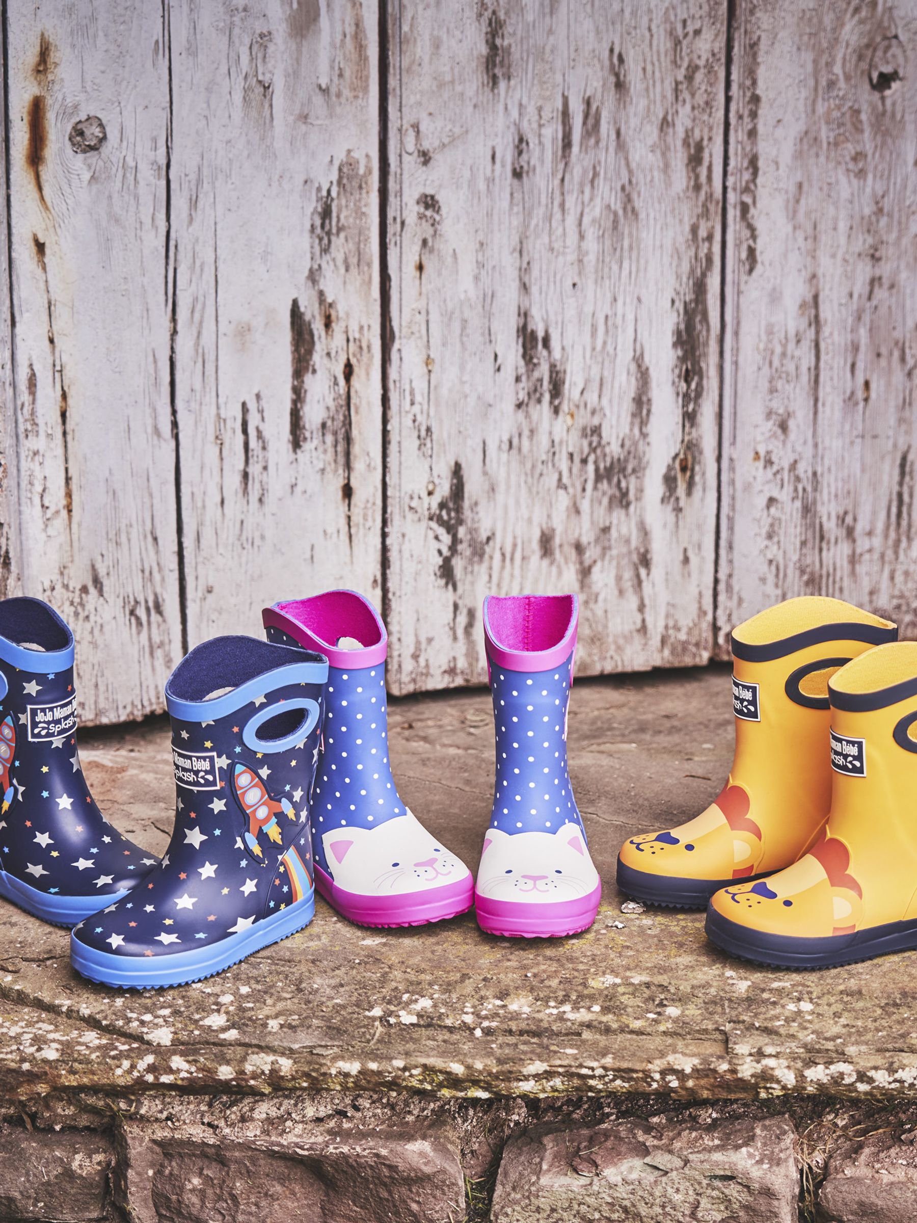 Lion Wellies with Handle in Ochre - Image 3 of 5