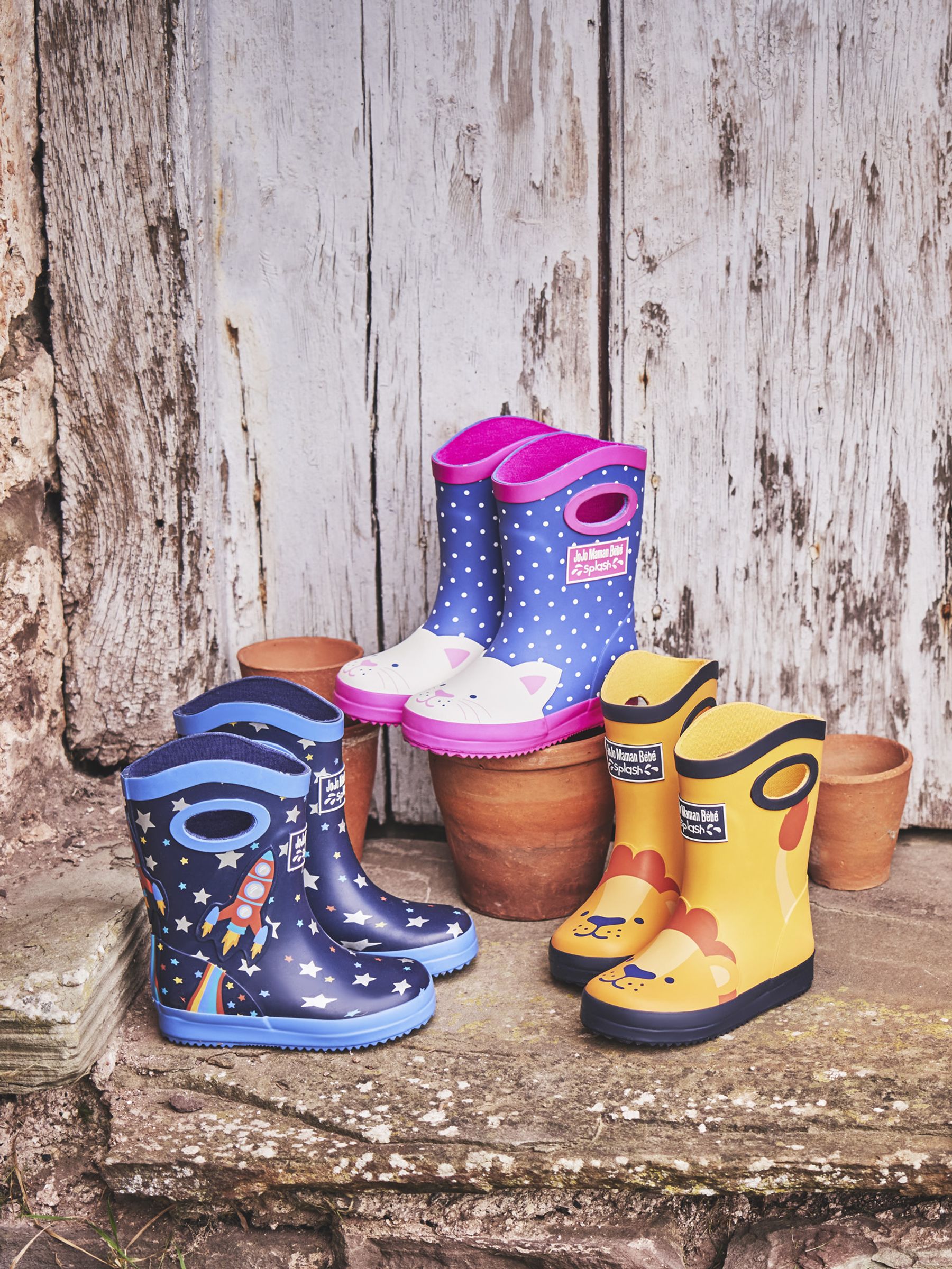 Lion Wellies with Handle in Ochre - Image 4 of 5