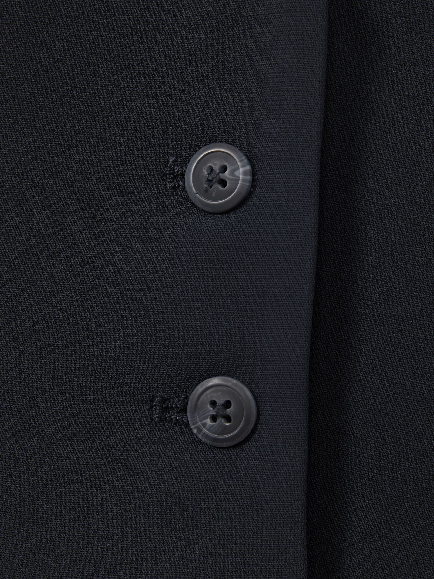 Good American Single Breasted Waistcoat in Navy - Image 5 of 5