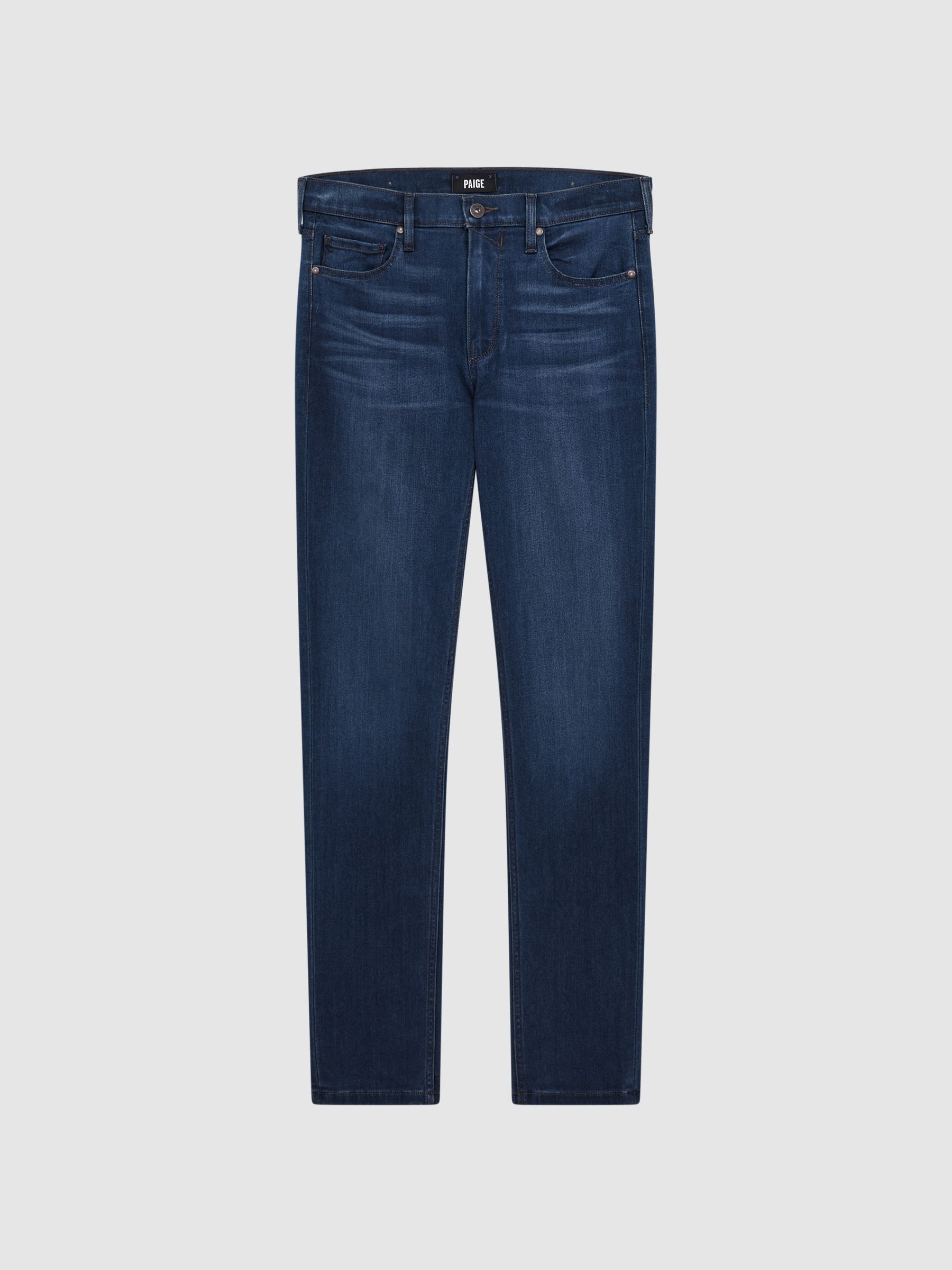 Paige High Stretch Slim Fit Jeans in Schill - Image 2 of 6