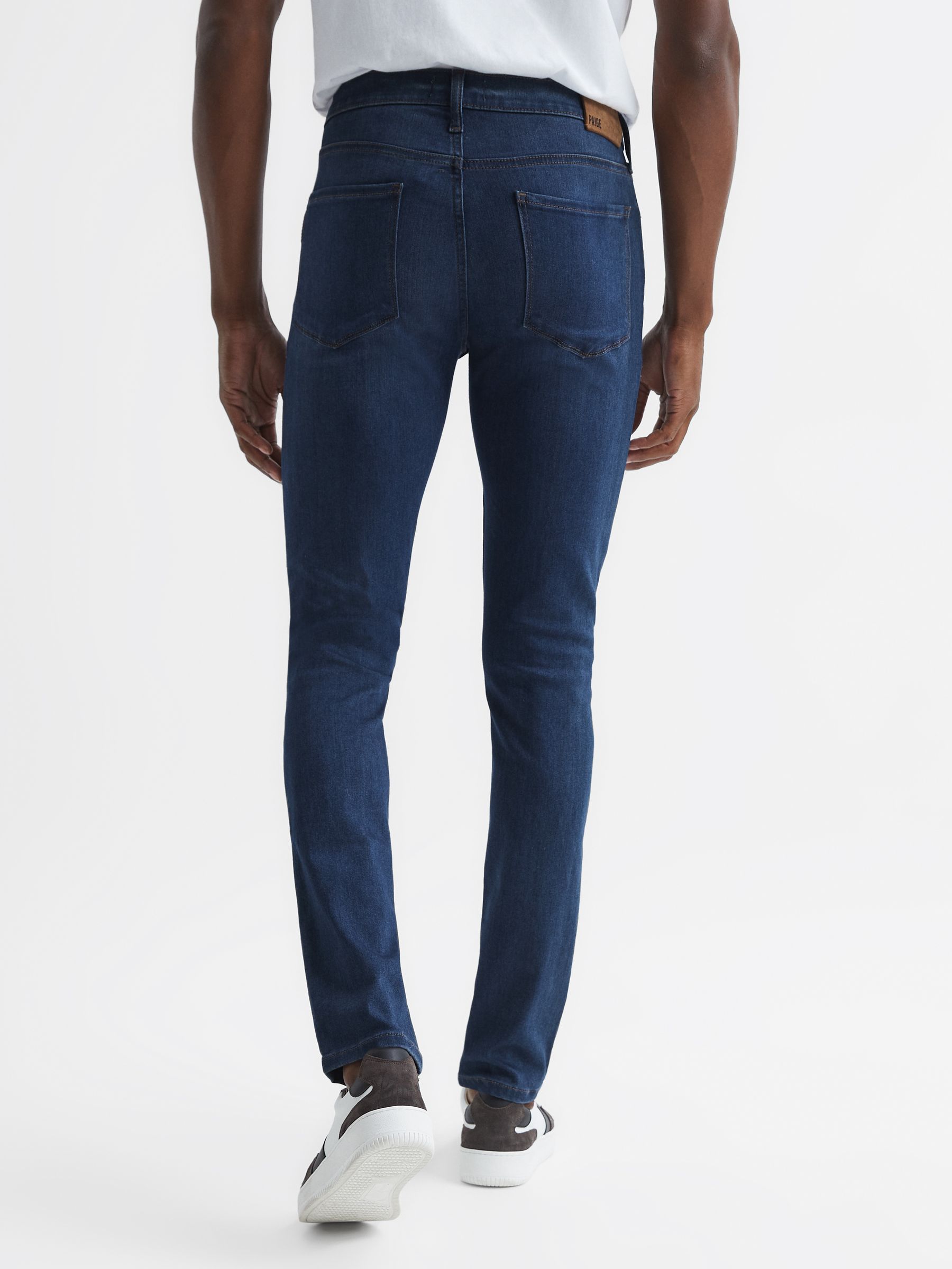 Paige High Stretch Slim Fit Jeans in Schill - Image 5 of 6