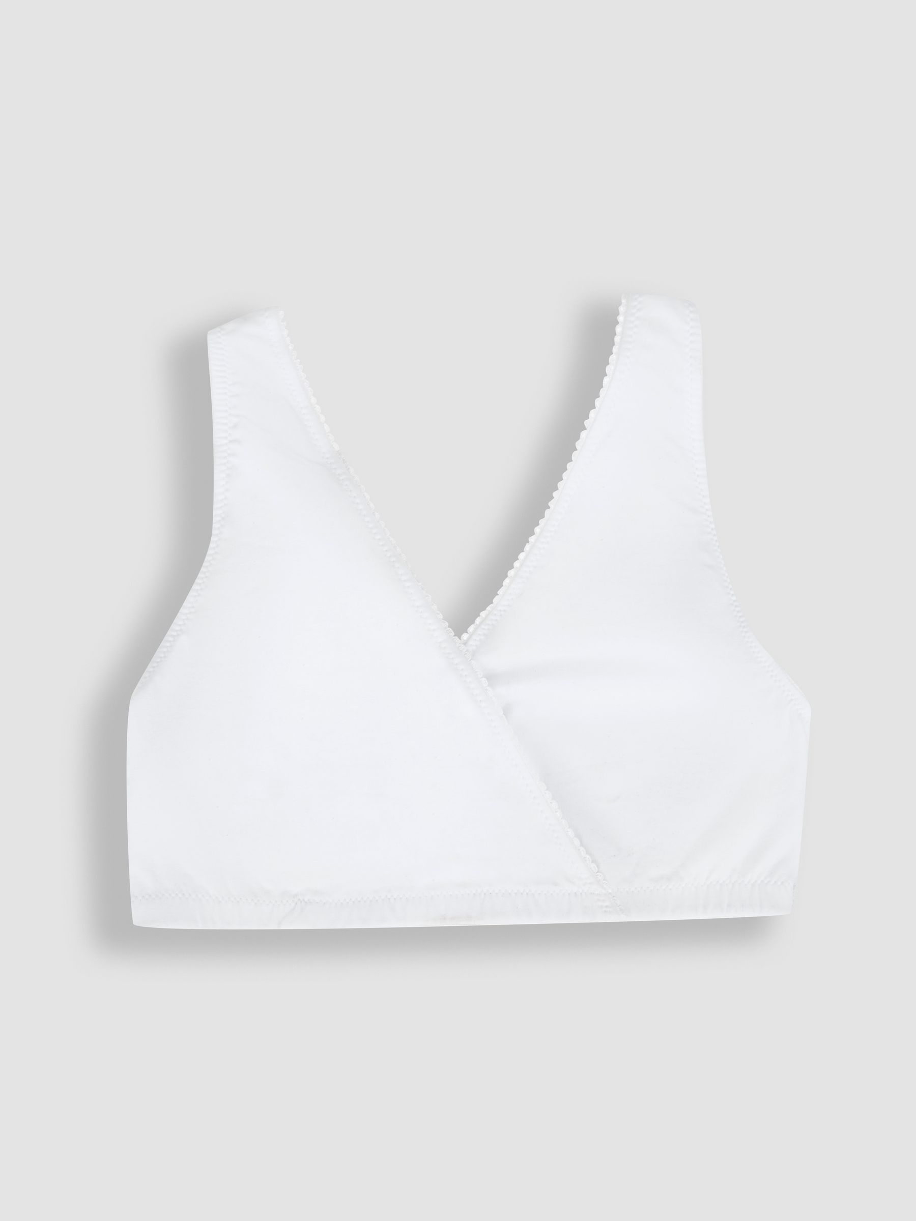 White 2-Pack Maternity & Nursing Sleep Bras - Image 5 of 6