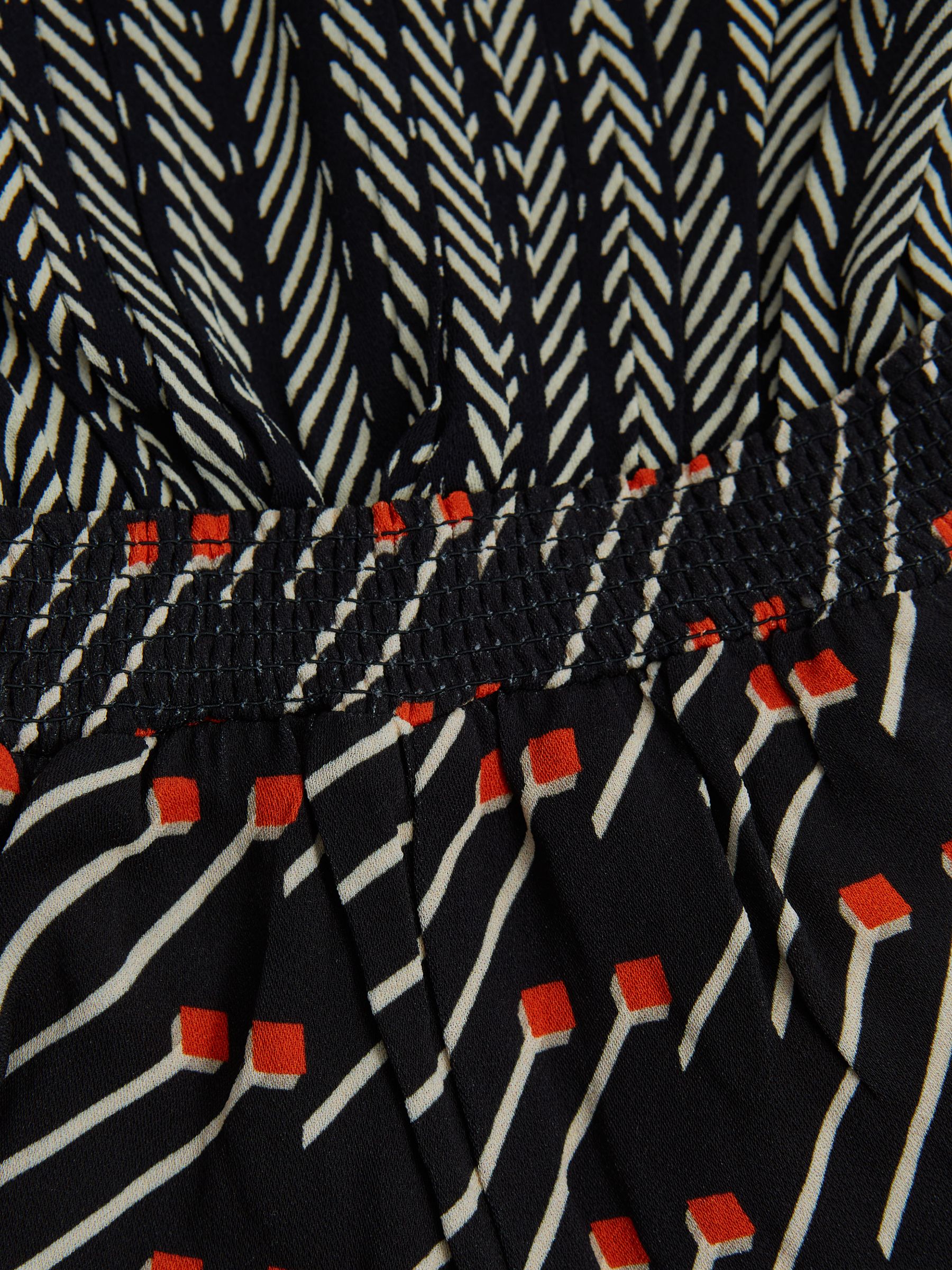 Junior Printed Playsuit in Black/Red - Image 8 of 8