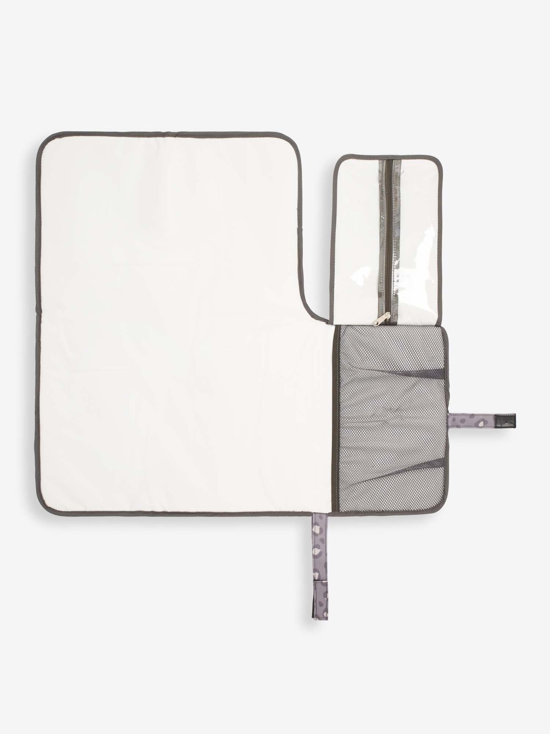 Leopard Print Travel Changing Mat in Grey - Image 2 of 2