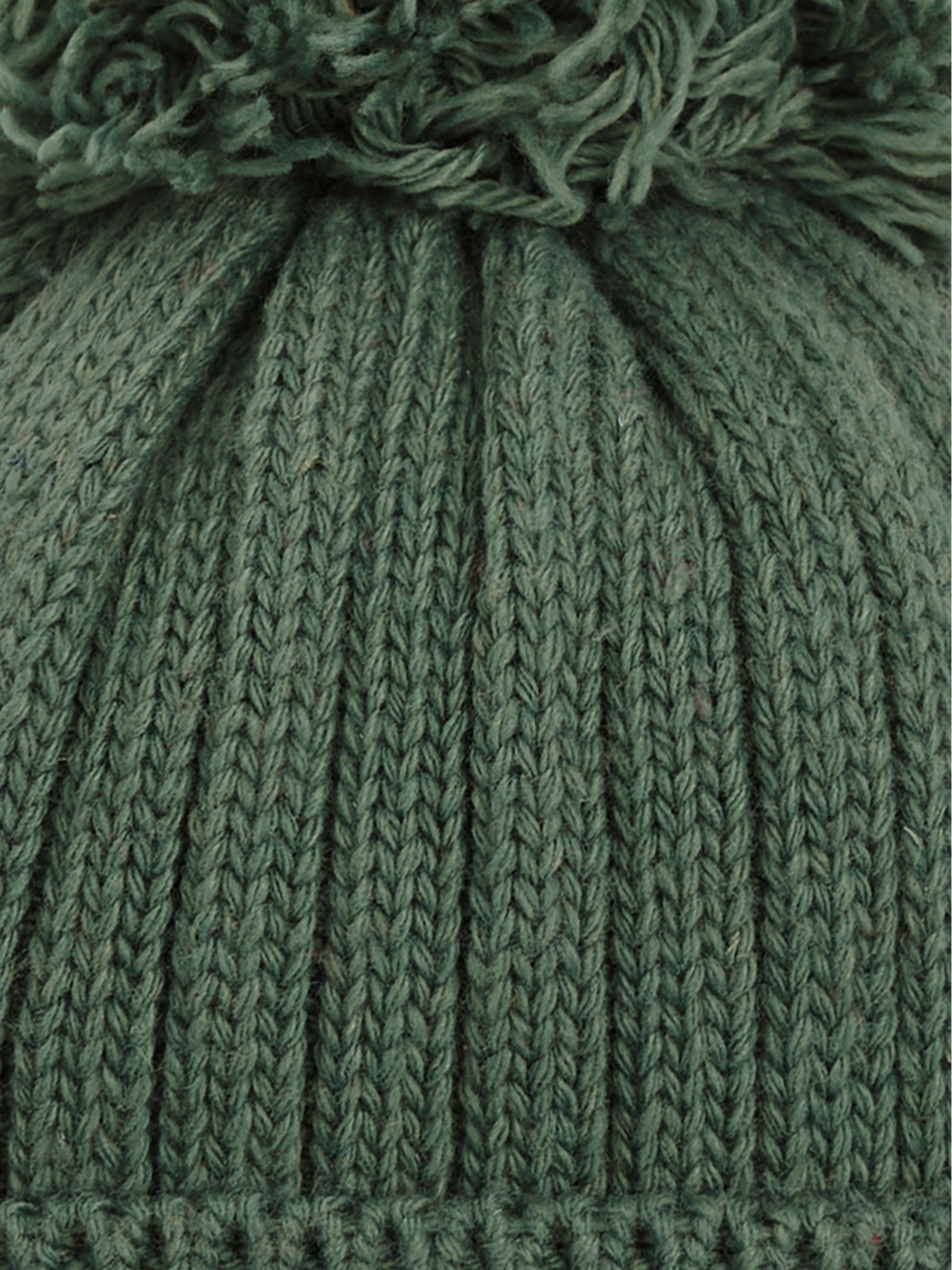 Khaki Green Cosy Rib Hat - Image 3 of 3