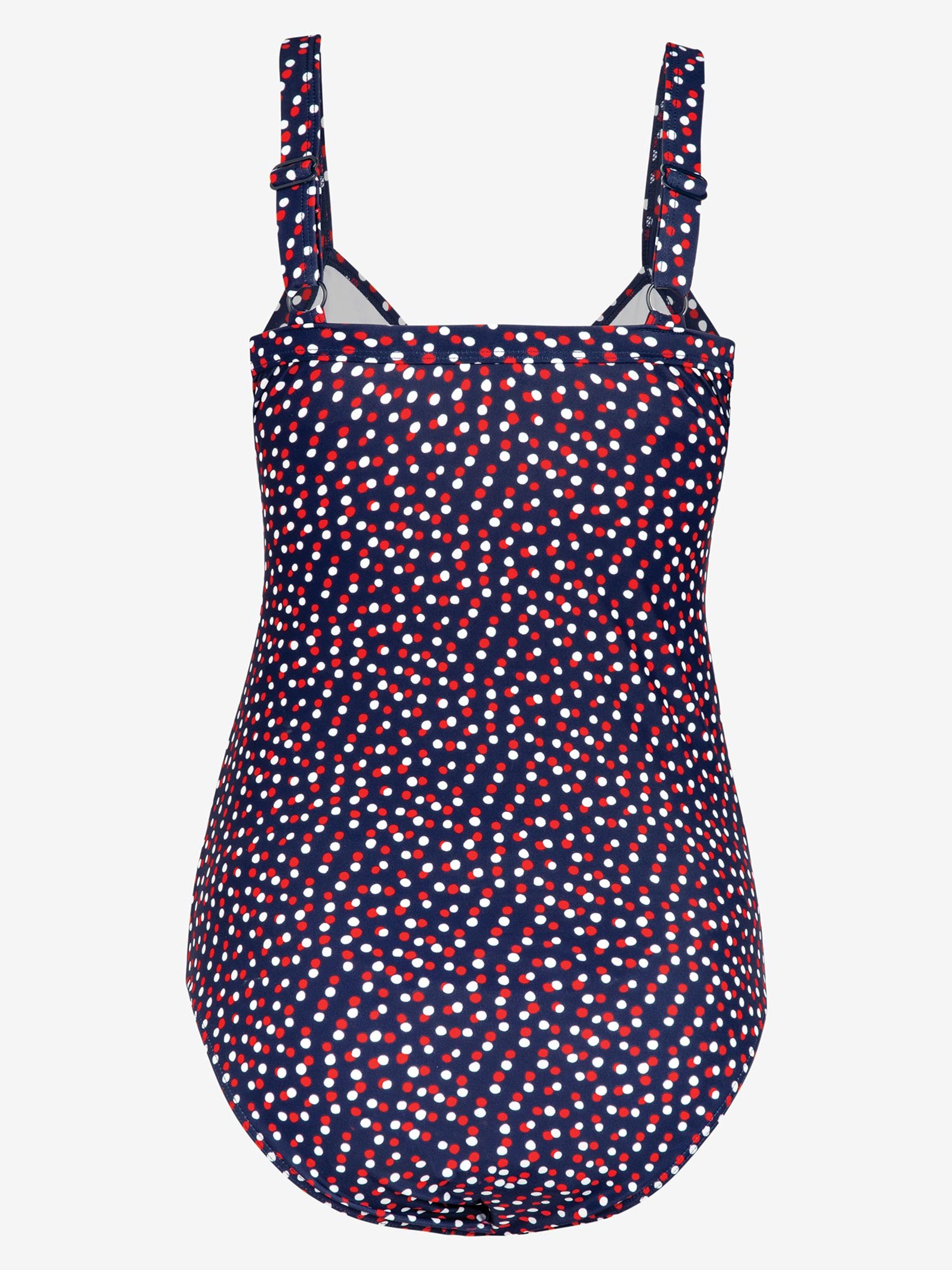 Navy Blue & White Spot Spot Maternity Swimsuit - Image 4 of 4