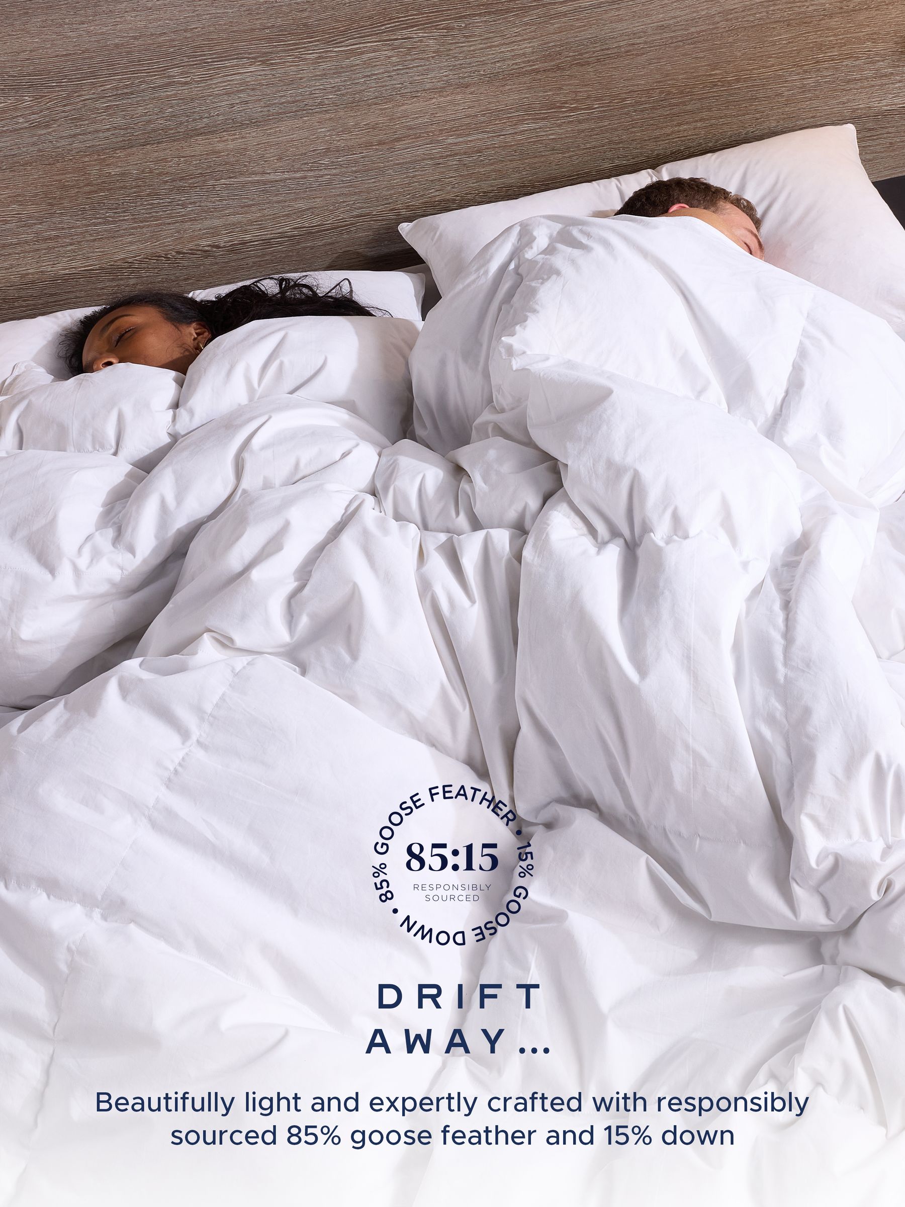 Snuggledown White Goose Feather & Down 13.5 Tog Duvet - Image 4 of 10