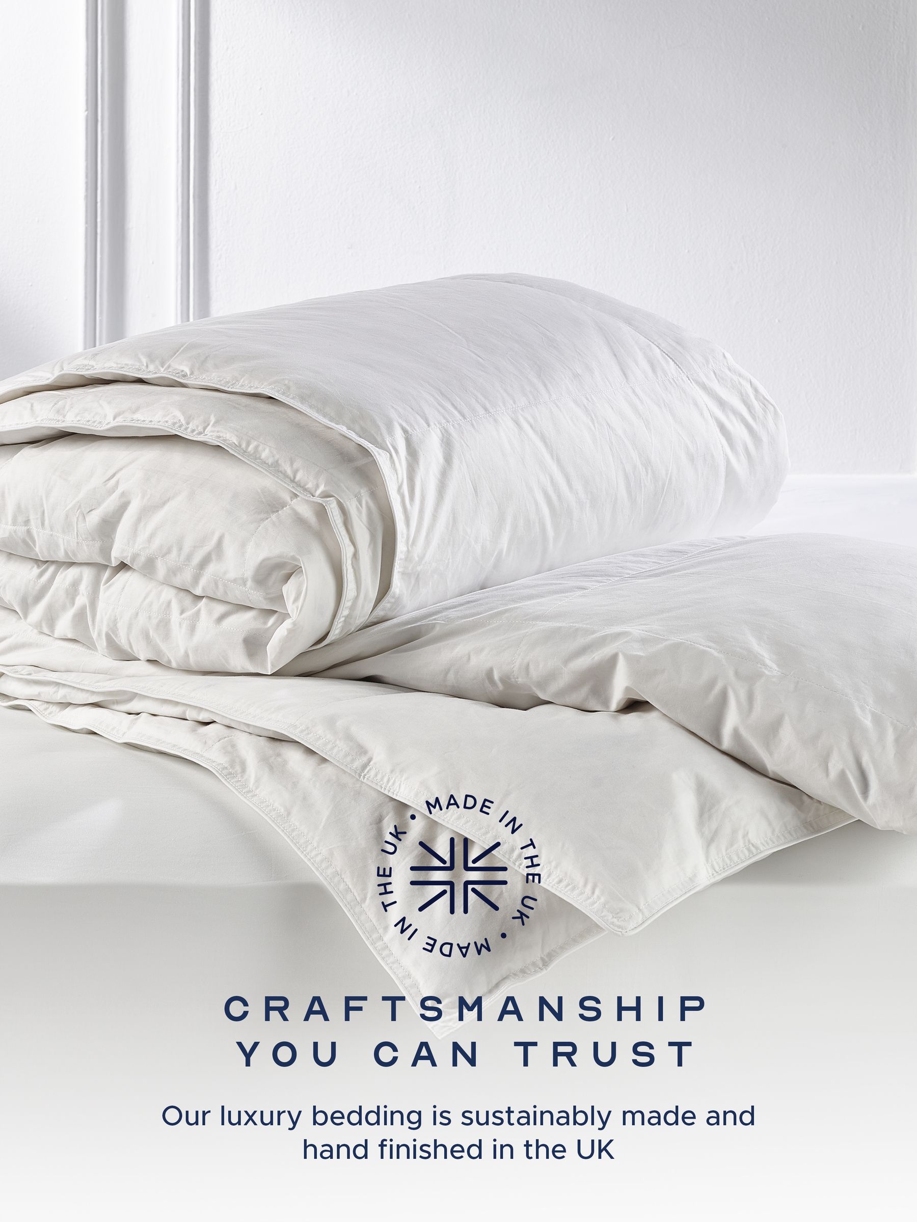 Snuggledown White Goose Feather & Down 13.5 Tog Duvet - Image 6 of 10