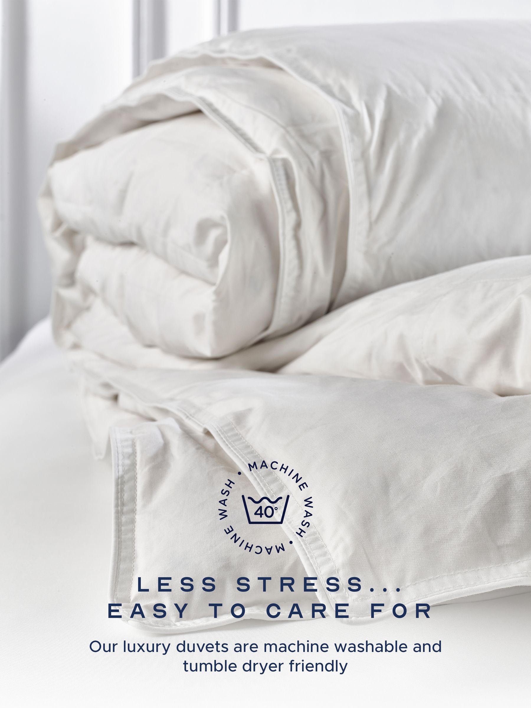 Snuggledown White Goose Feather & Down 13.5 Tog Duvet - Image 8 of 10