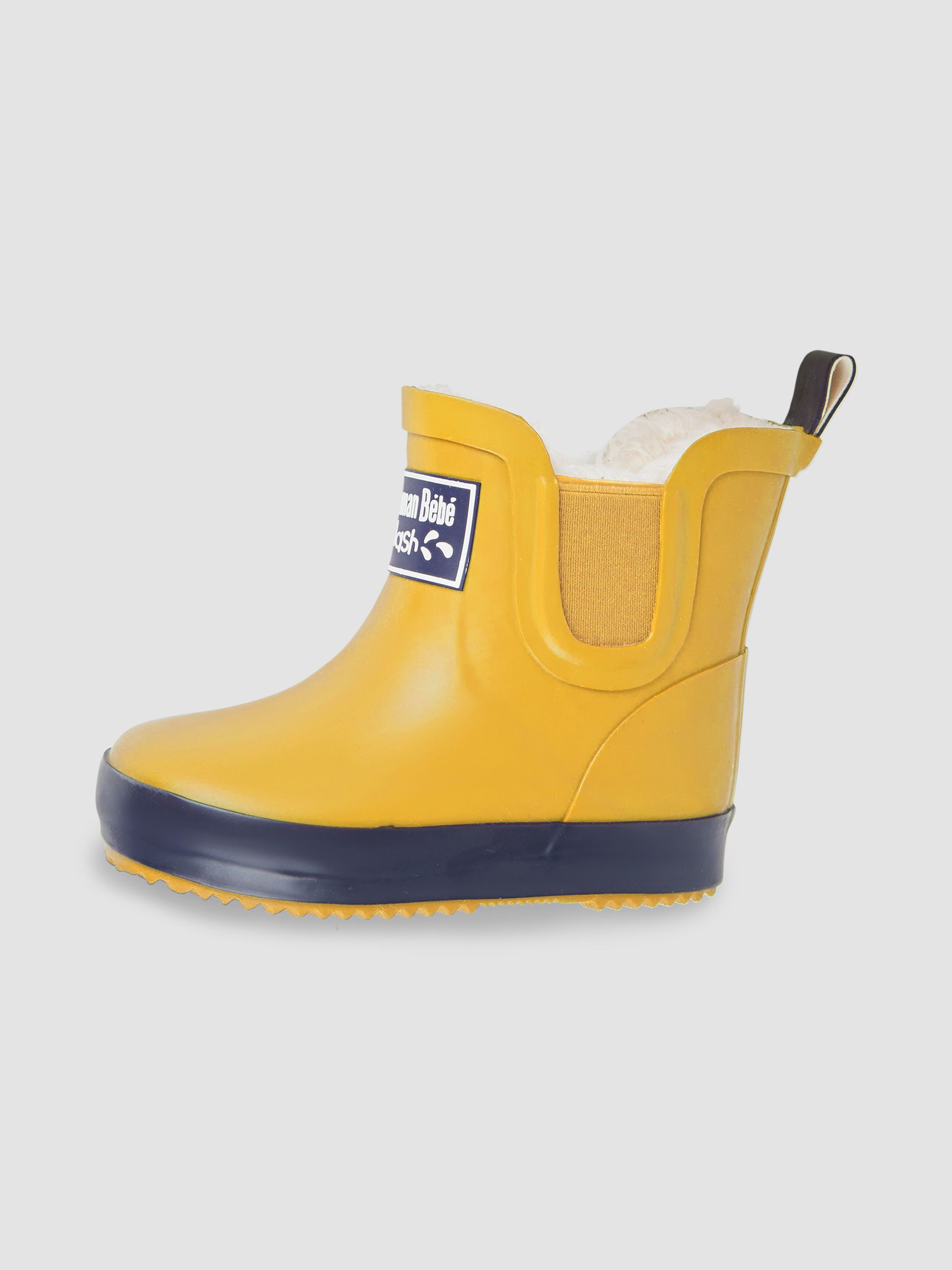 Mustard Yellow Cosy Lined Ankle Wellies - Image 5 of 5