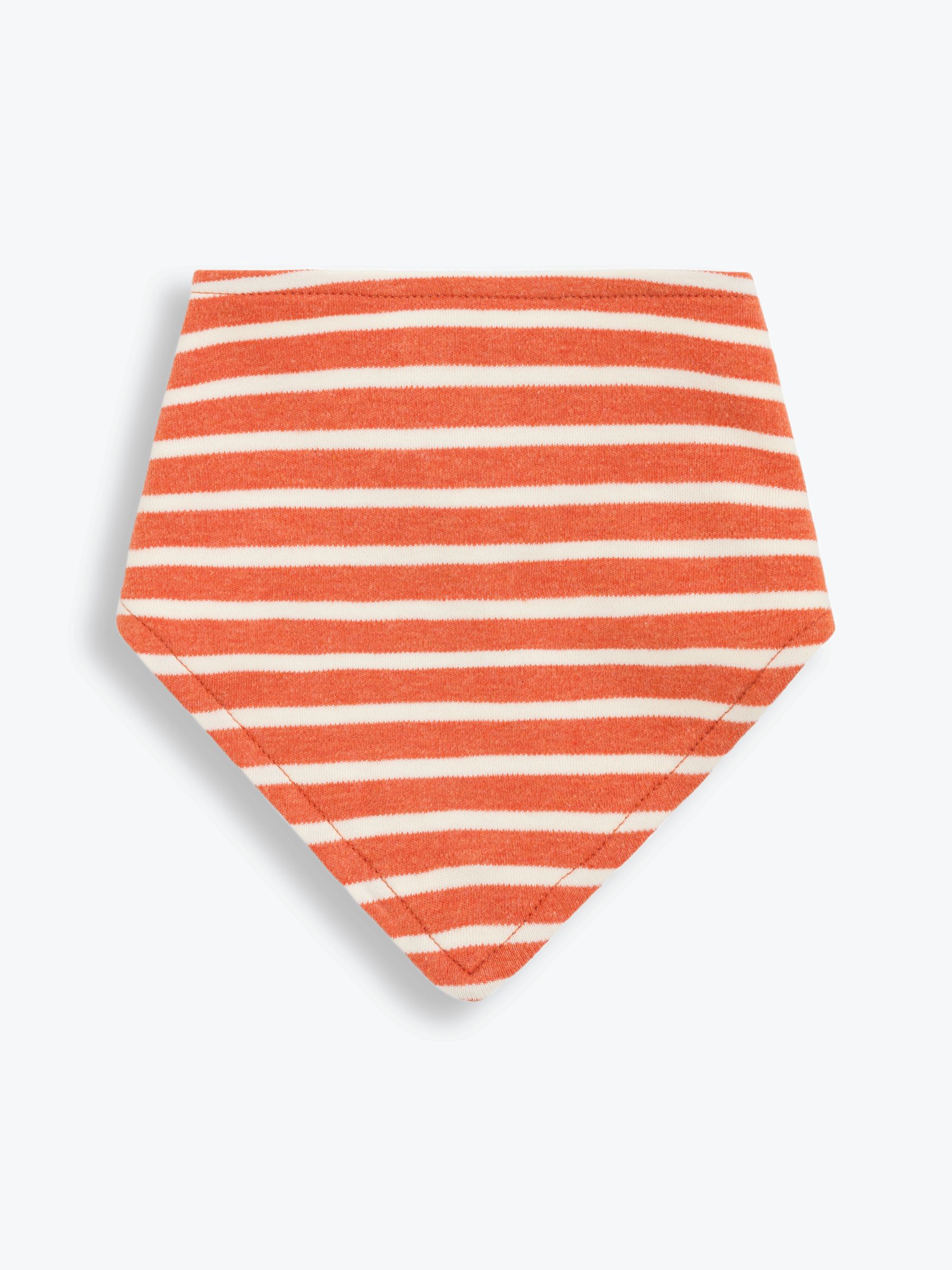 Ecru 3-Pack Fox Dribble Bibs - Image 2 of 4