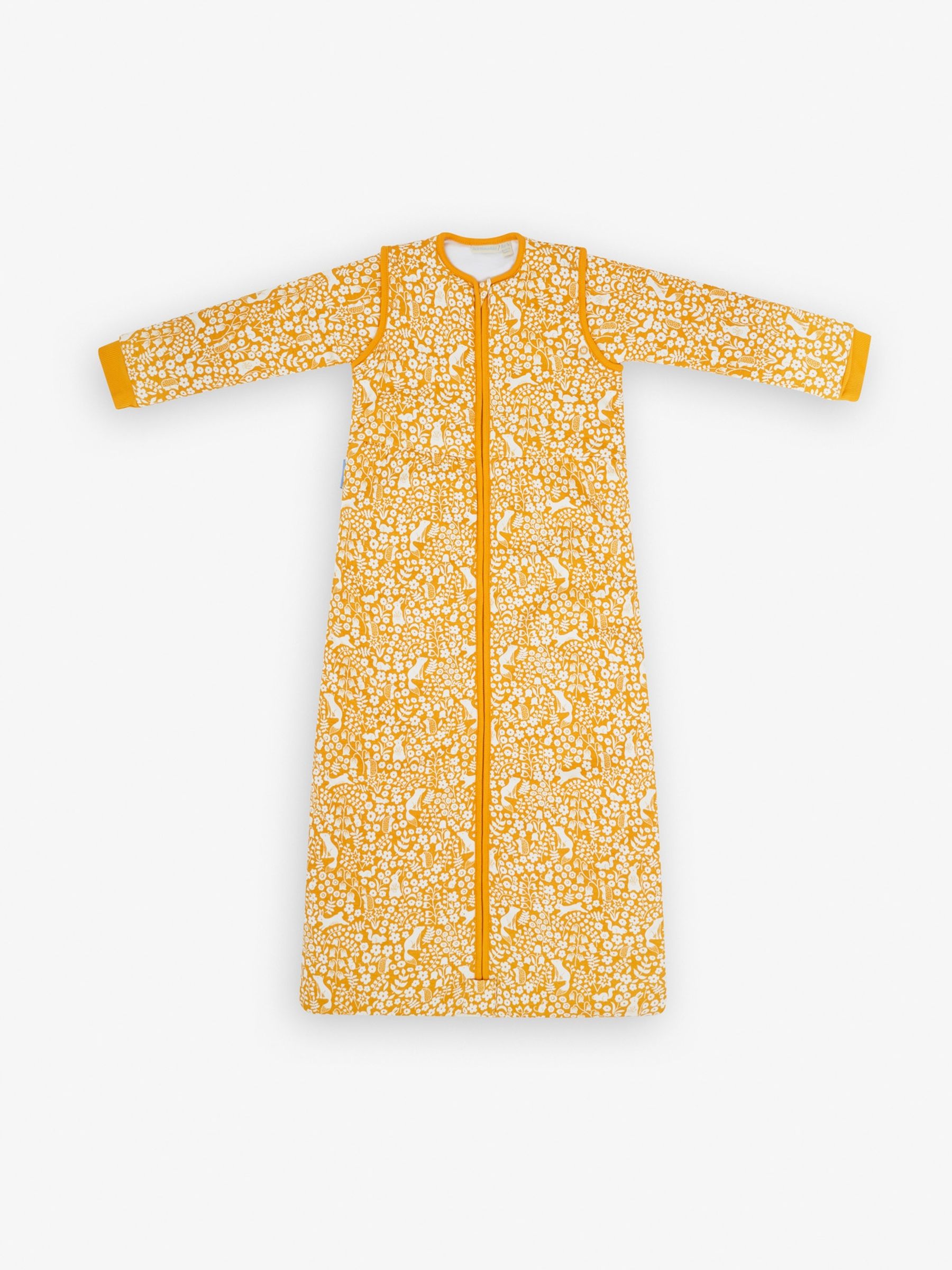 Mustard Woodland 3.5 Tog Toddler Sleeping Bag - Image 2 of 4