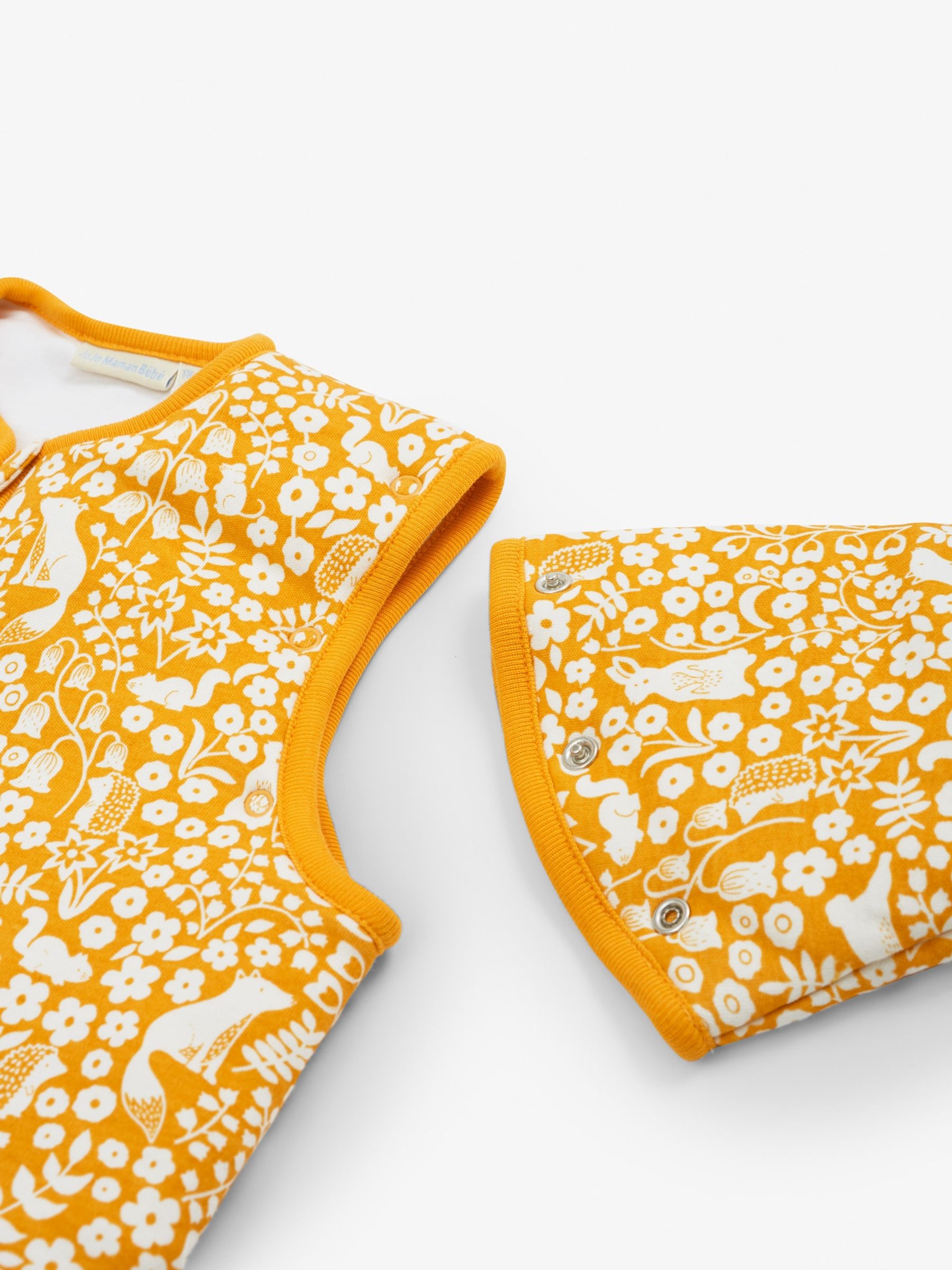 Mustard Woodland 3.5 Tog Toddler Sleeping Bag - Image 4 of 4