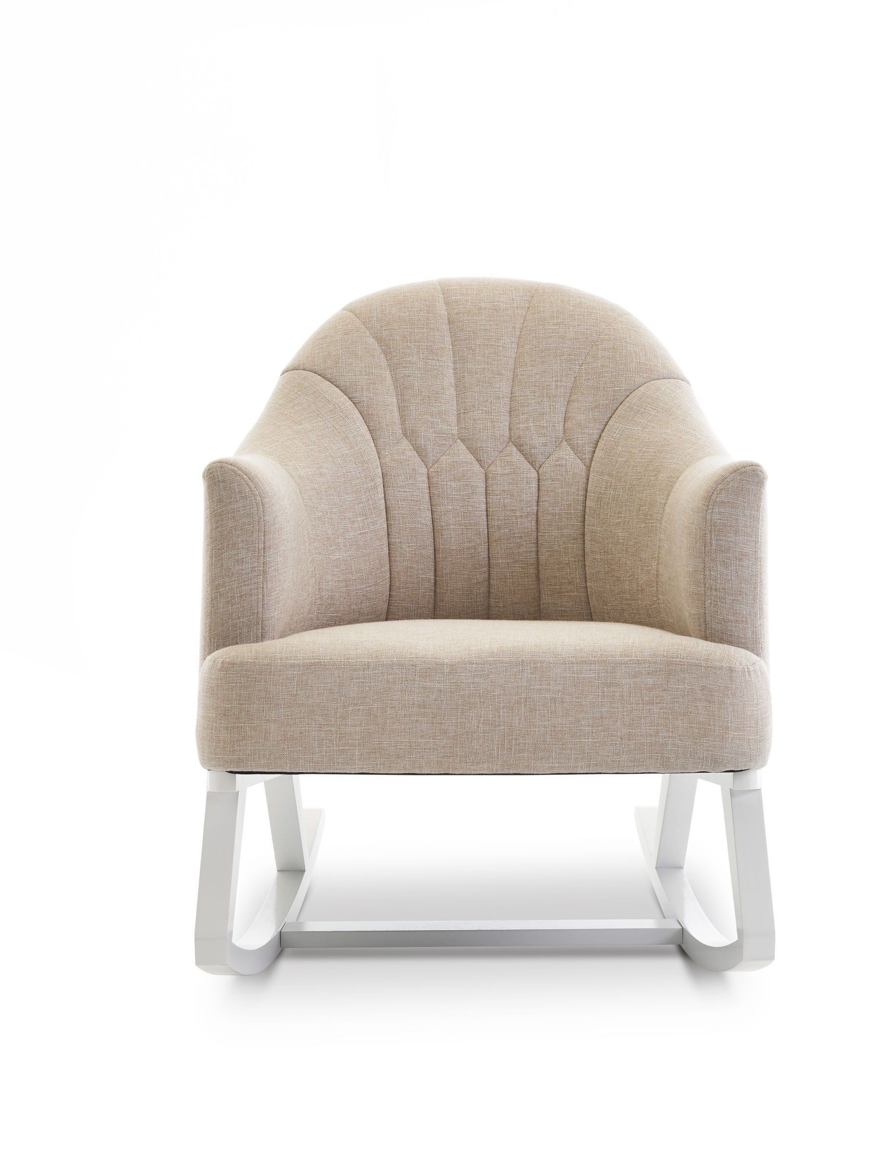 Obaby Oatmeal Round Back Rocking Nursing Chair - Image 2 of 4