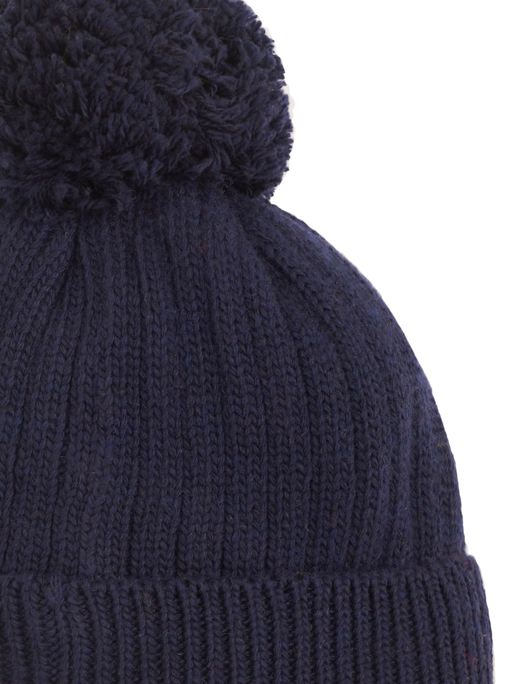 Navy Blue Cosy Rib Hat - Image 2 of 3