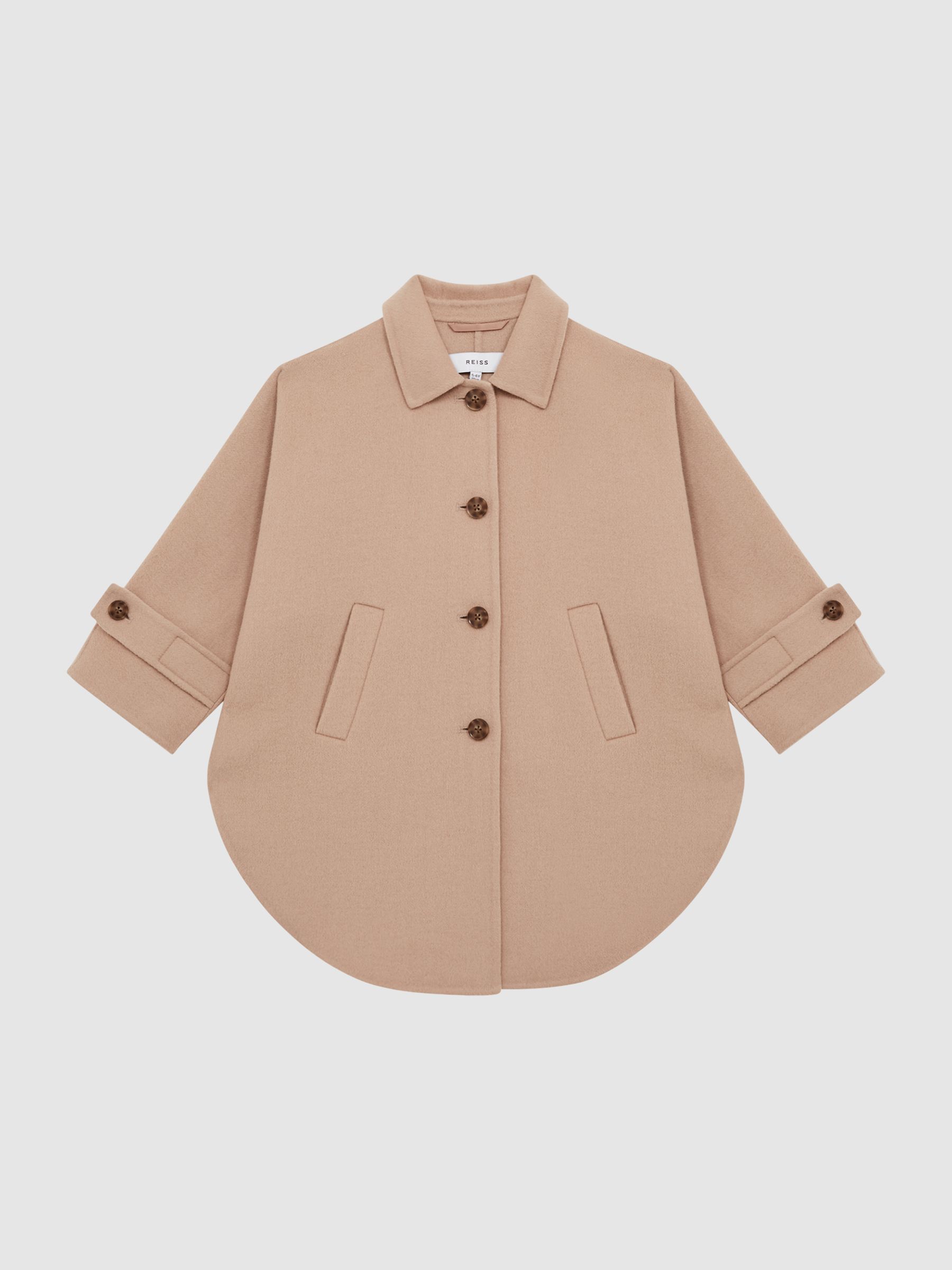 Senior Wool Cape in Camel - Image 2 of 10