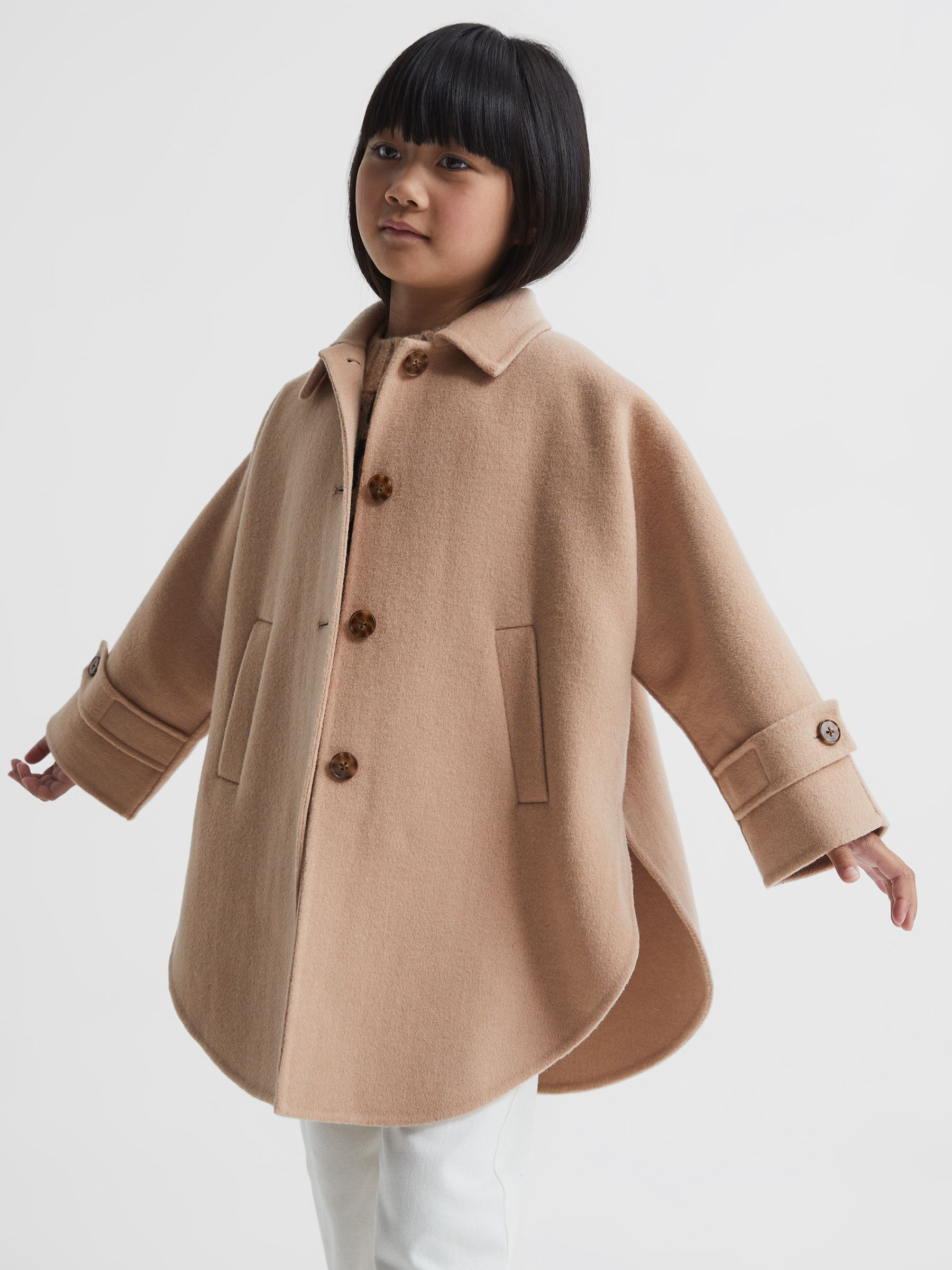 Senior Wool Cape in Camel - Image 3 of 10