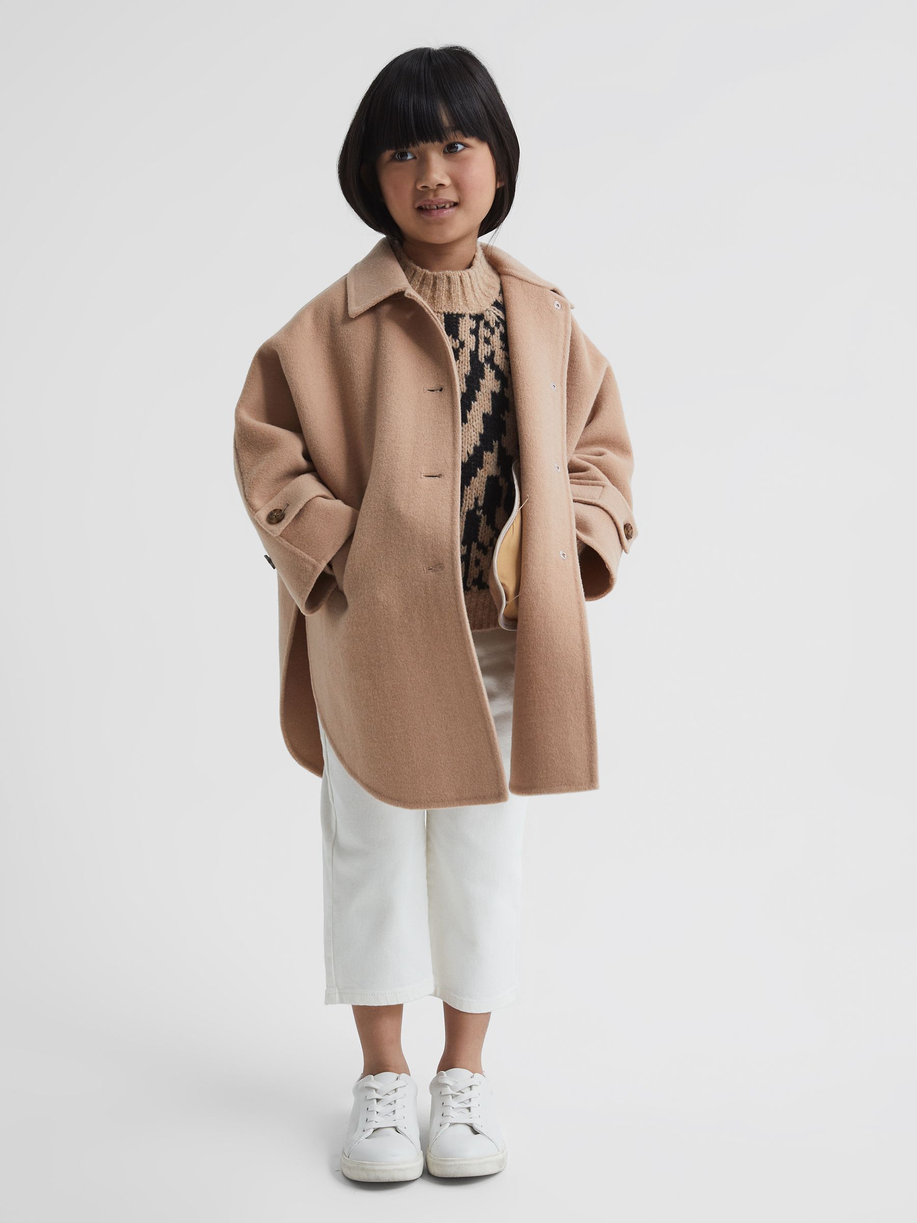 Senior Wool Cape in Camel - Image 4 of 10