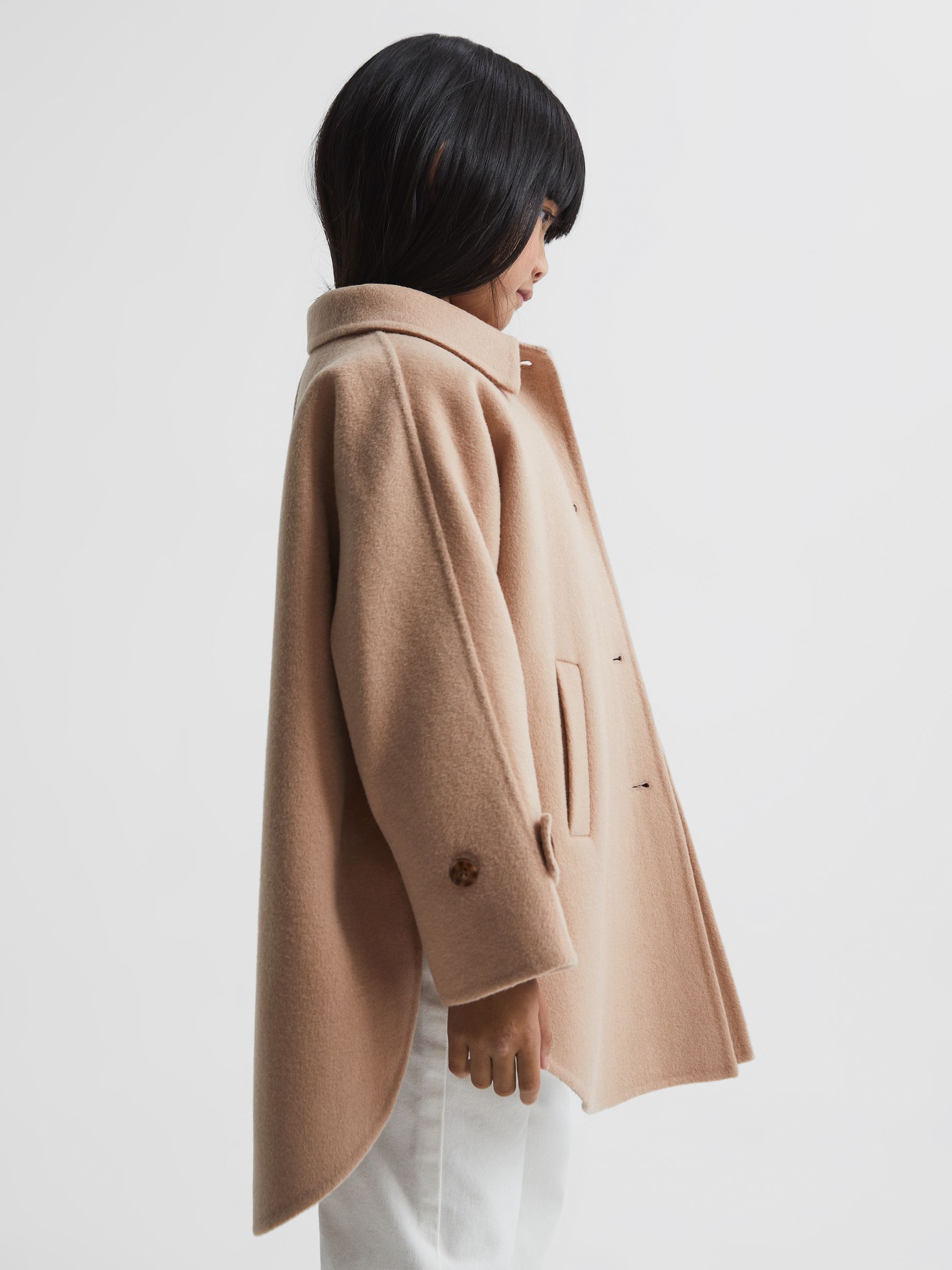 Senior Wool Cape in Camel - Image 5 of 10