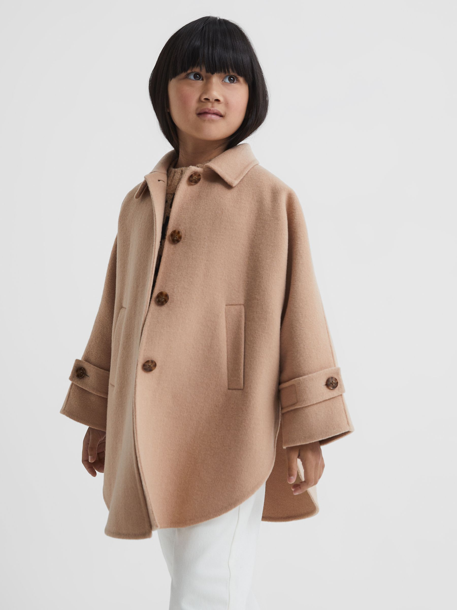 Senior Wool Cape in Camel - Image 6 of 10