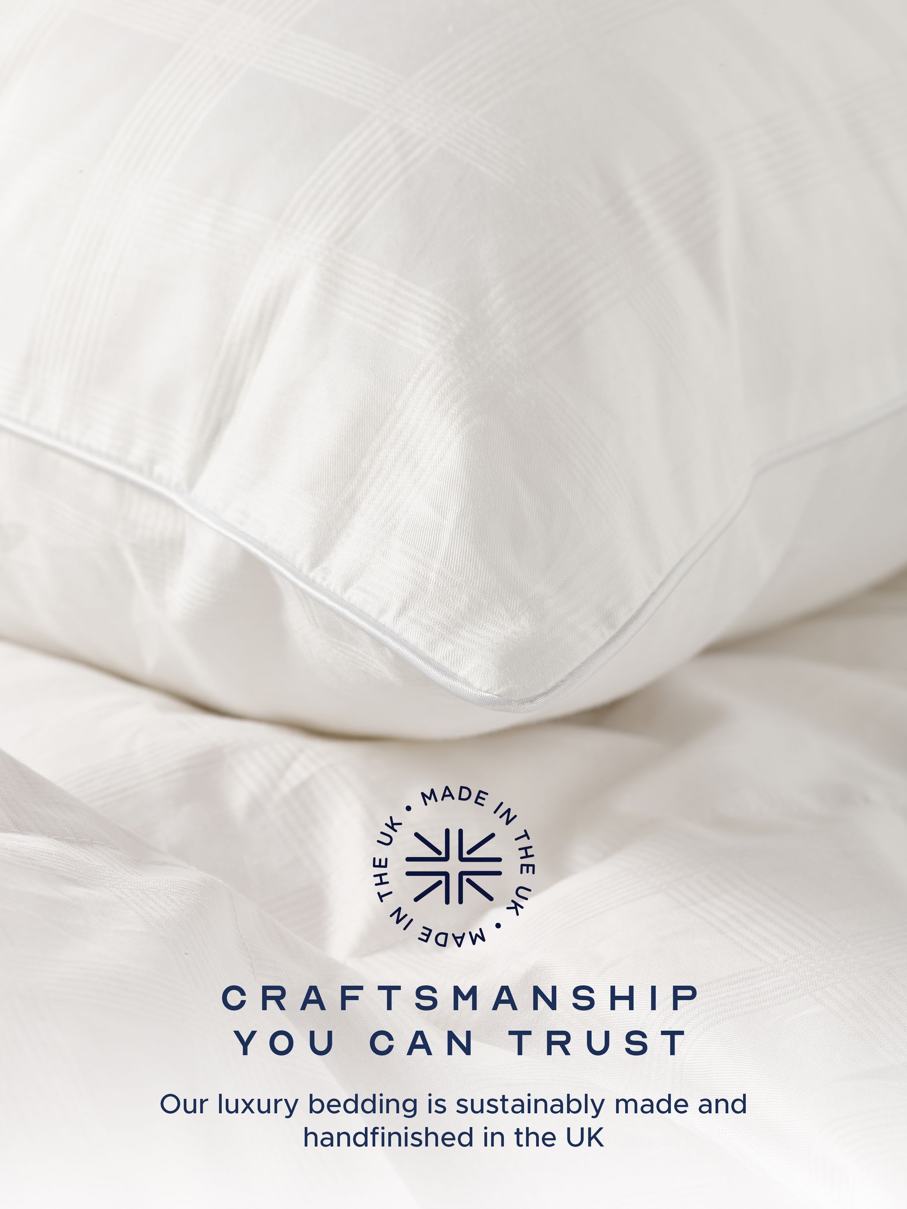 Snuggledown White Hungarian Goose Down 100% Cotton Pillow - Image 5 of 9