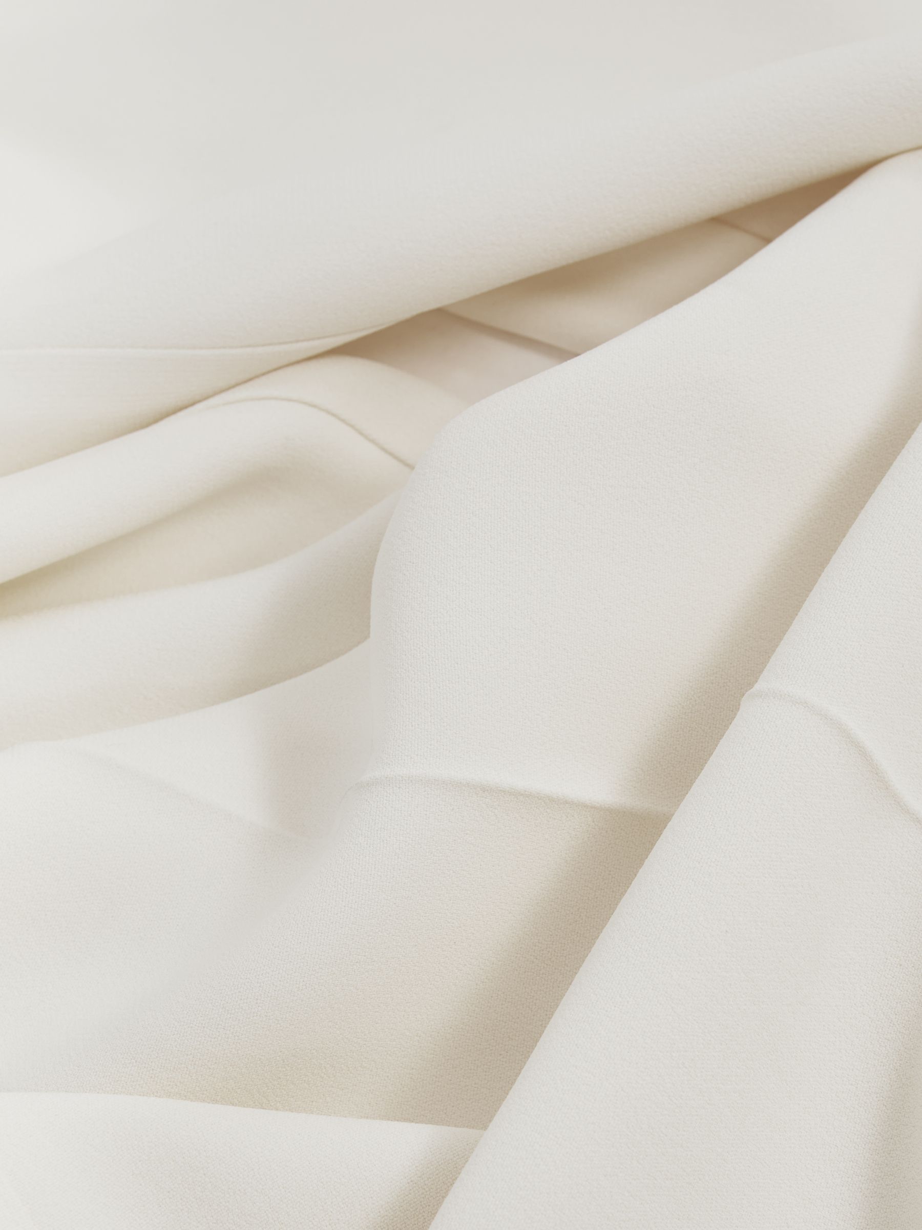 Italian Wide Leg Trousers in Cream - Image 5 of 5