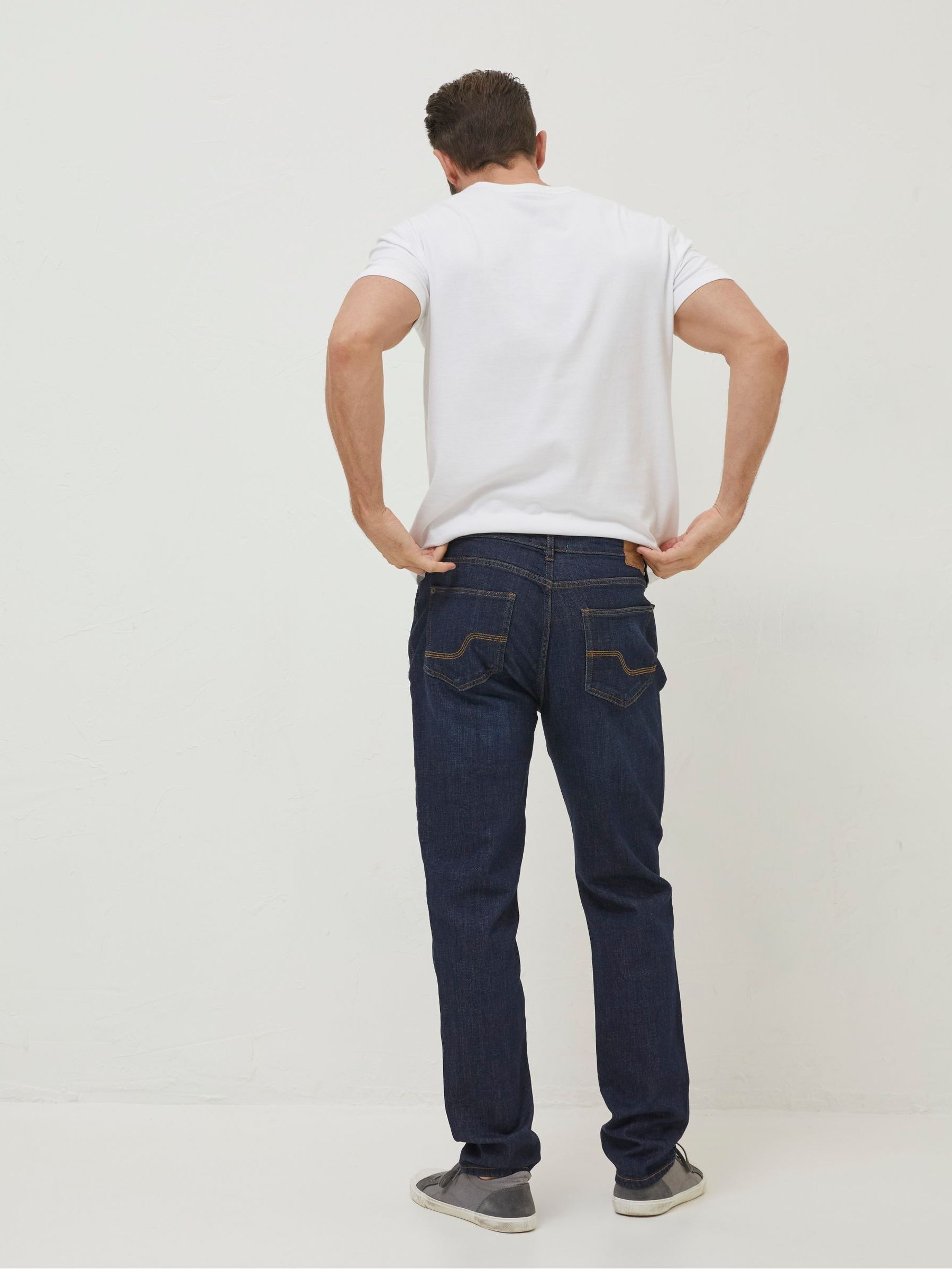 Blue Slim Vintage Wash Jeans - Image 2 of 6